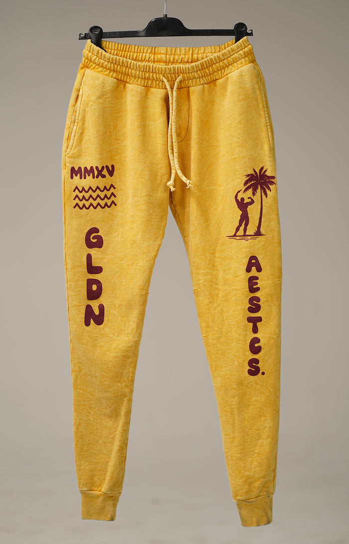 Yellow Classic Mineral Joggers