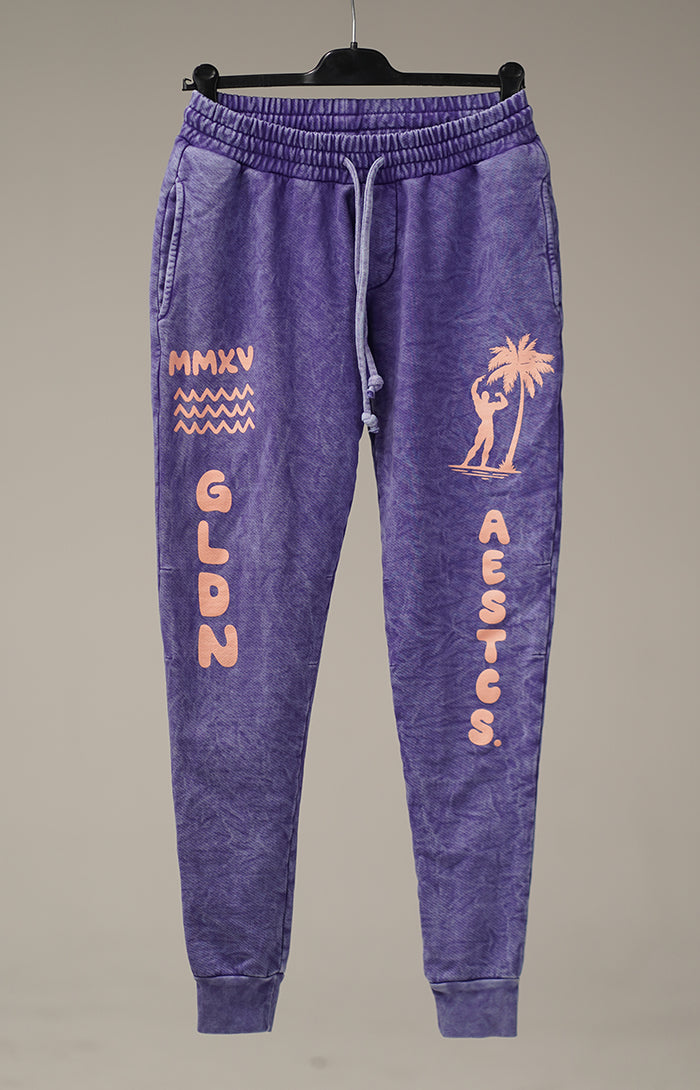 Purple Mineral Joggers