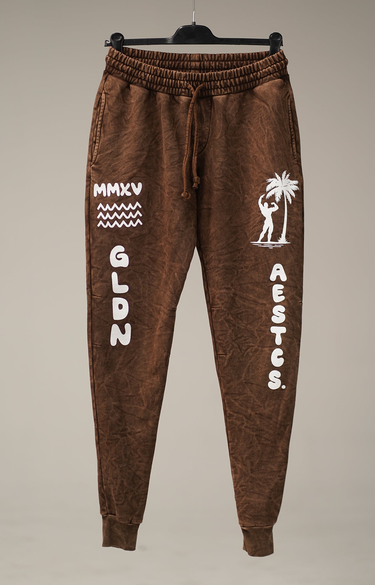 Brown Mineral Joggers