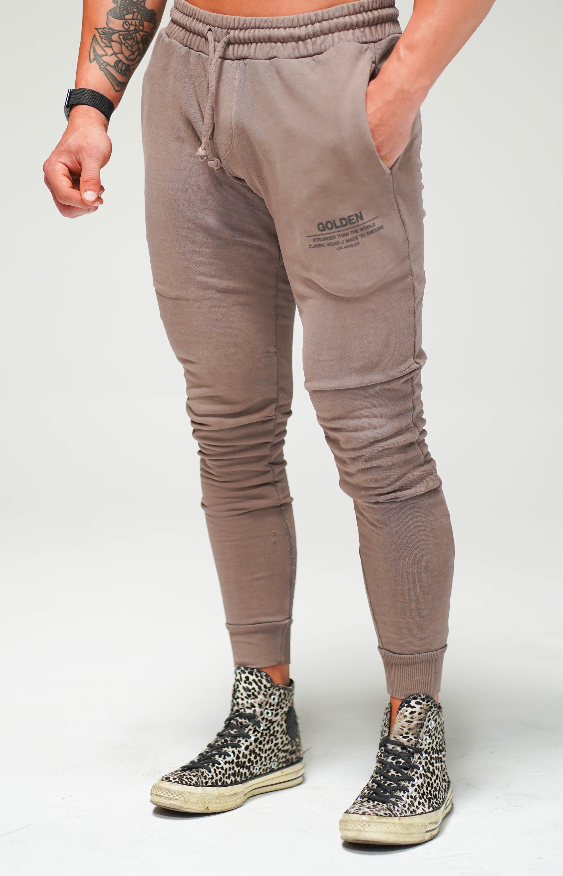 Vintage Brown Track Pants