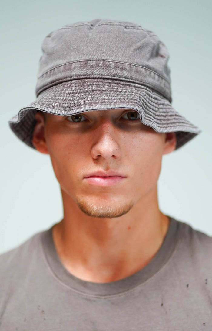 Vintage Brown Bucket Hat