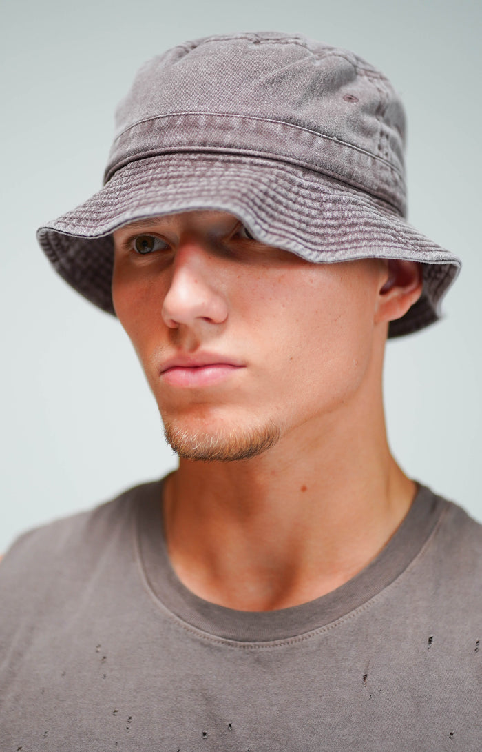 Vintage Brown Bucket Hat