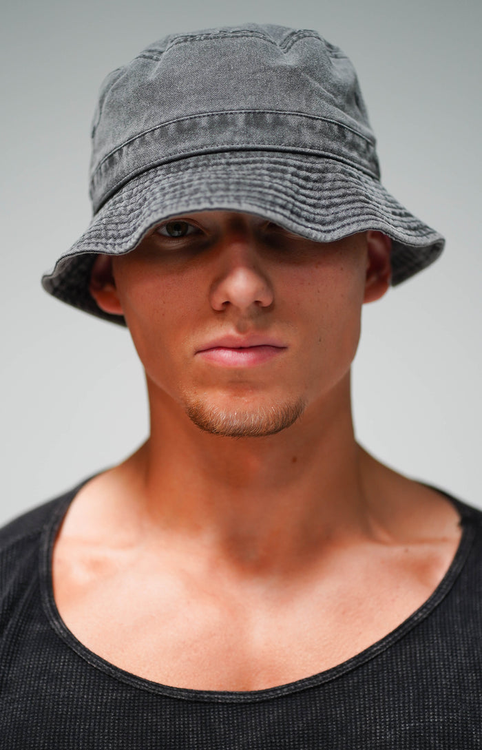 Mineral Black Bucket Hat