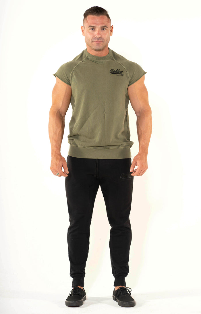 Men's Olive Classic Top - Golden Aesthetics