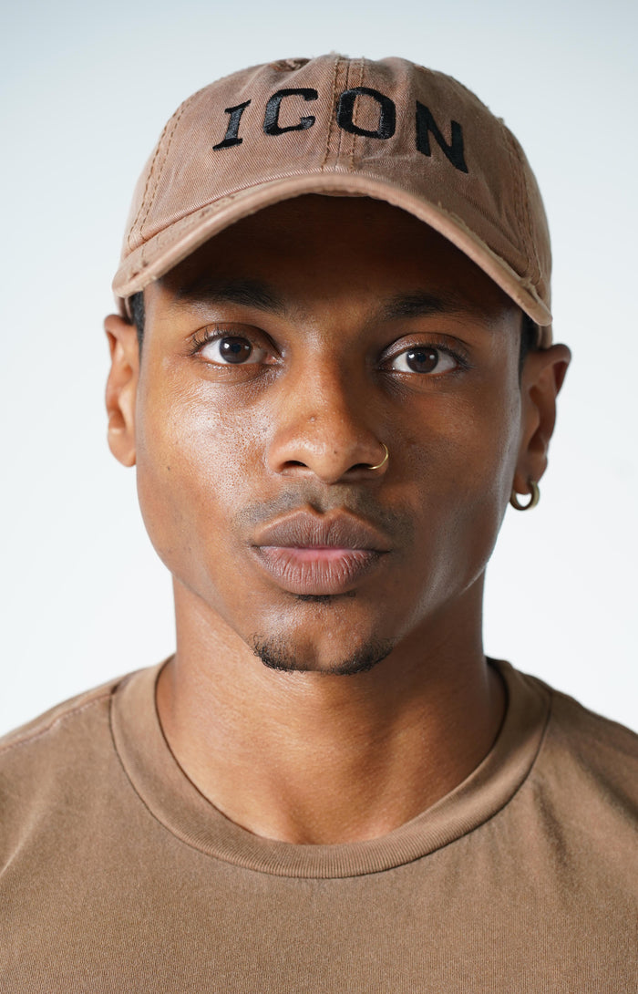 Brown Icon Vintage Hat