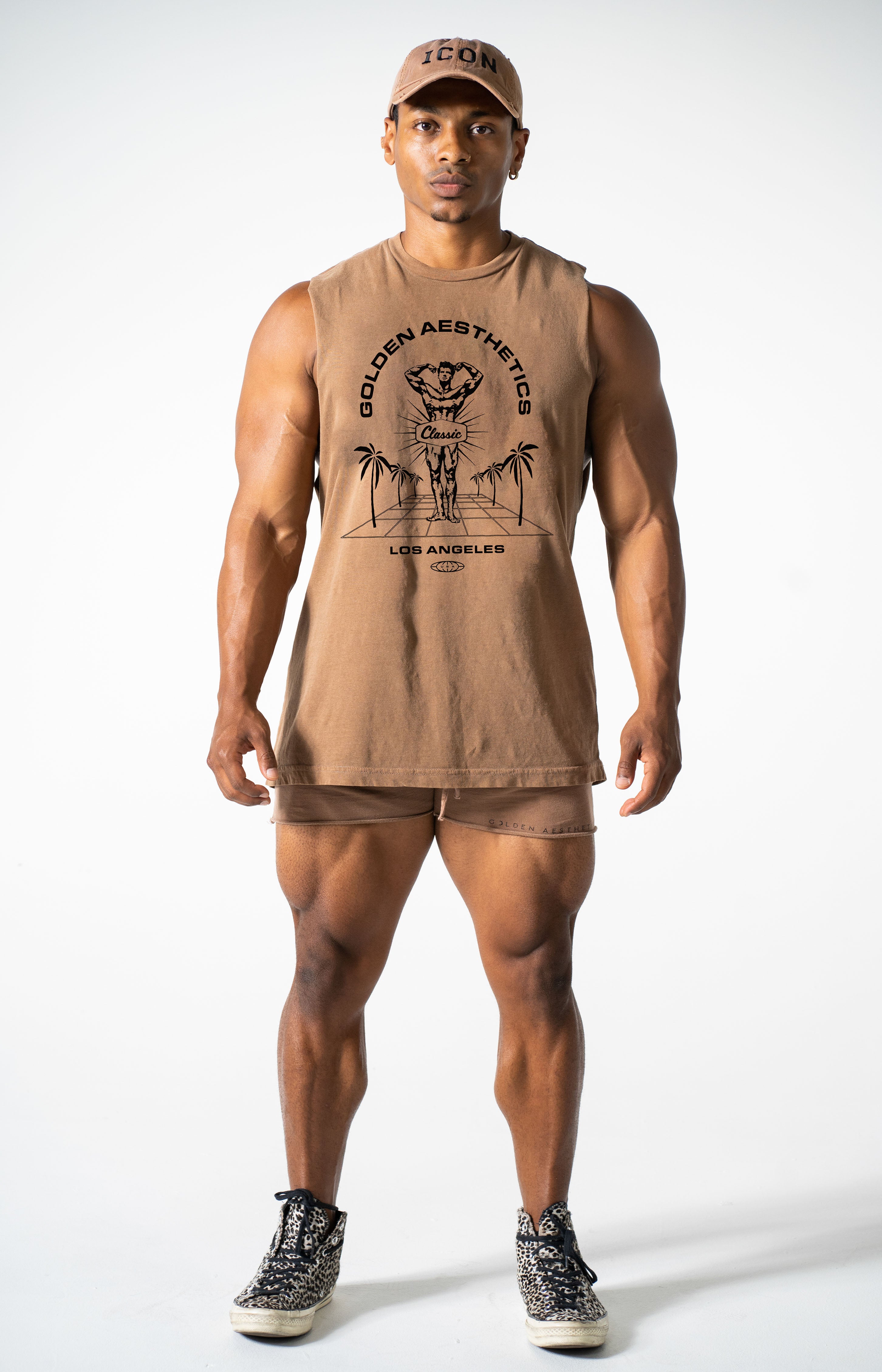 Brown Classic Reeves Muscle Tank
