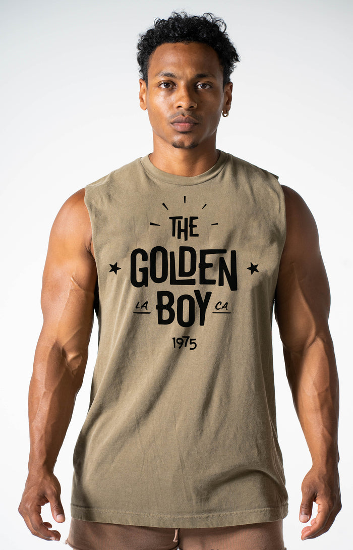 Faded Army The Golden Boy Muscle Tank