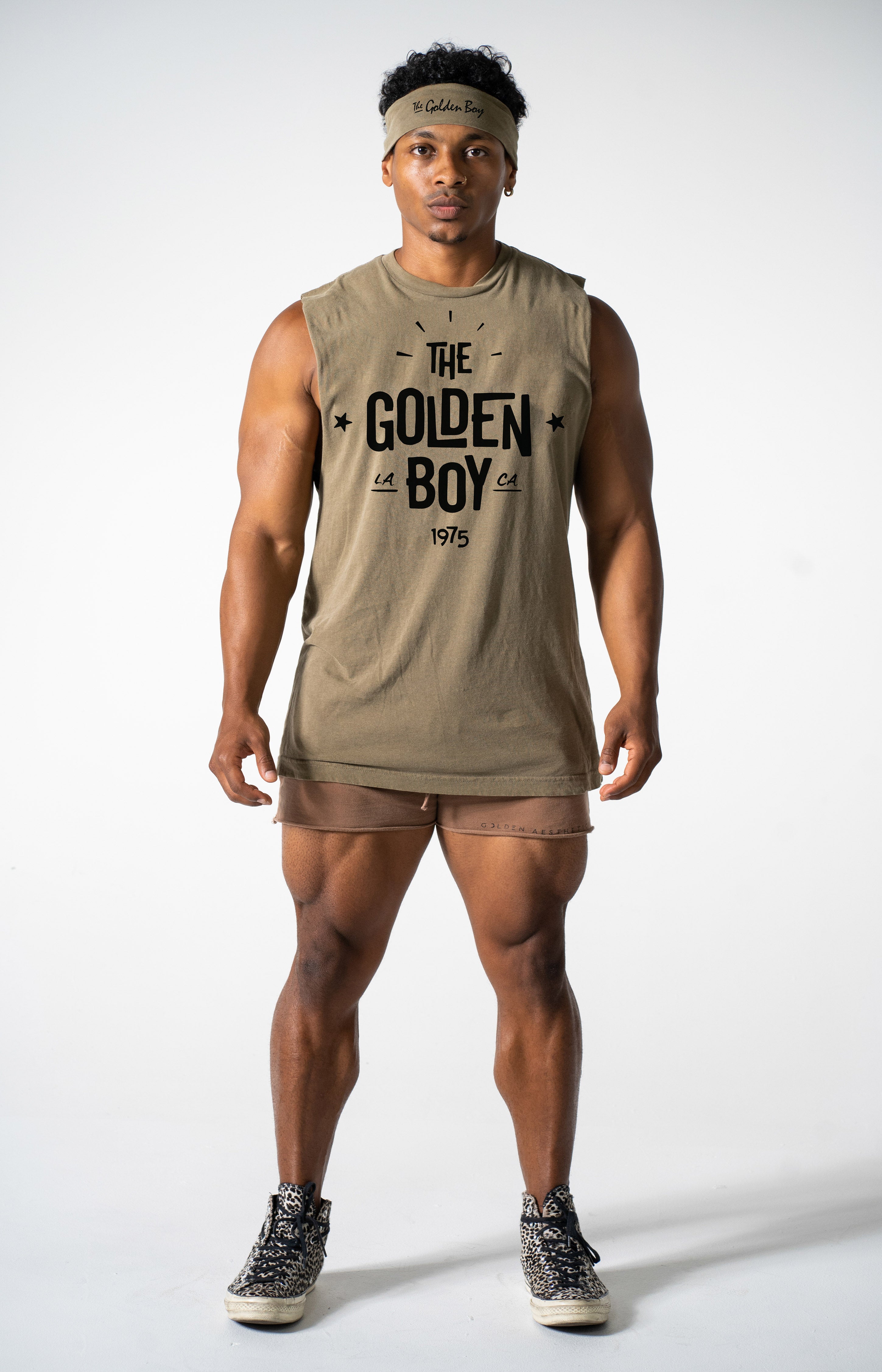 Faded Army The Golden Boy Muscle Tank