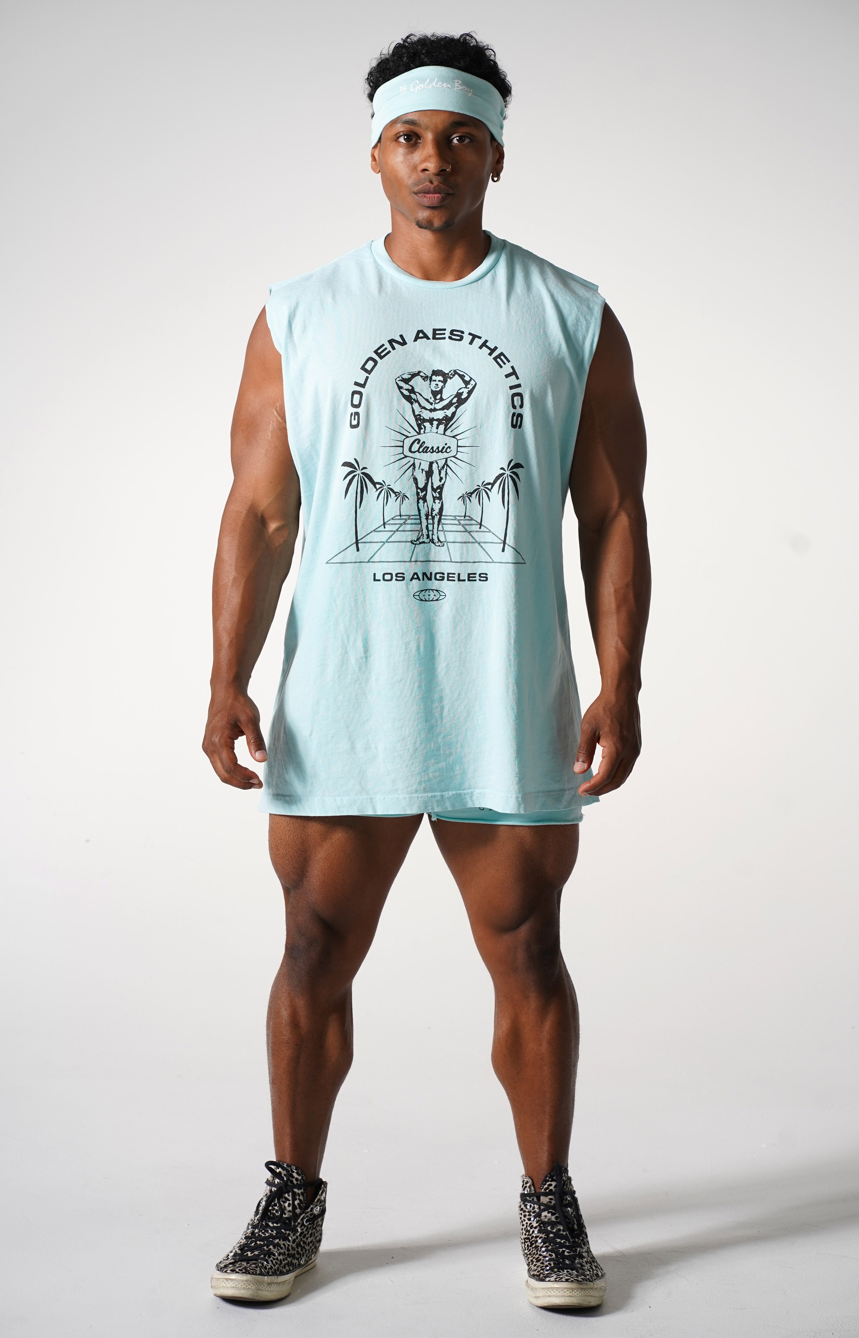 Oversized Blue Water Classic Reeves Muscle Tank