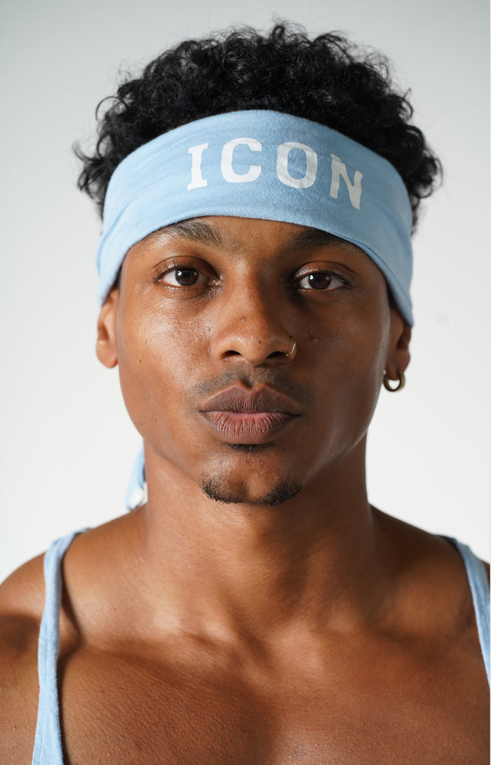 Light Navy Icon Headband