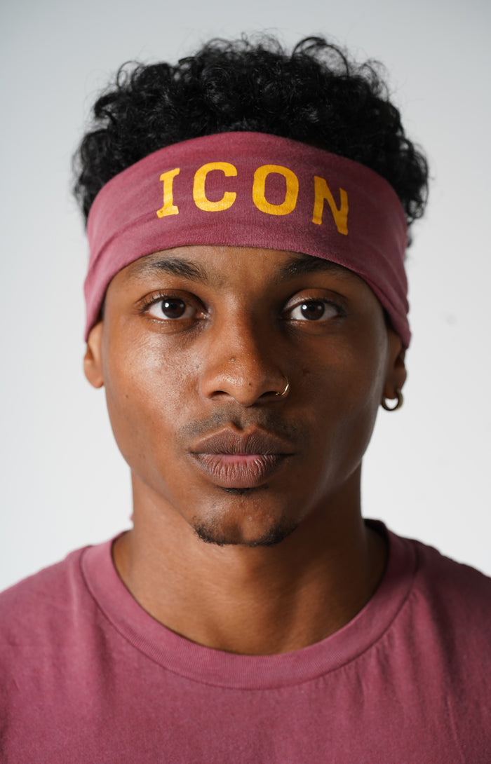 Faded Wine Icon Headband