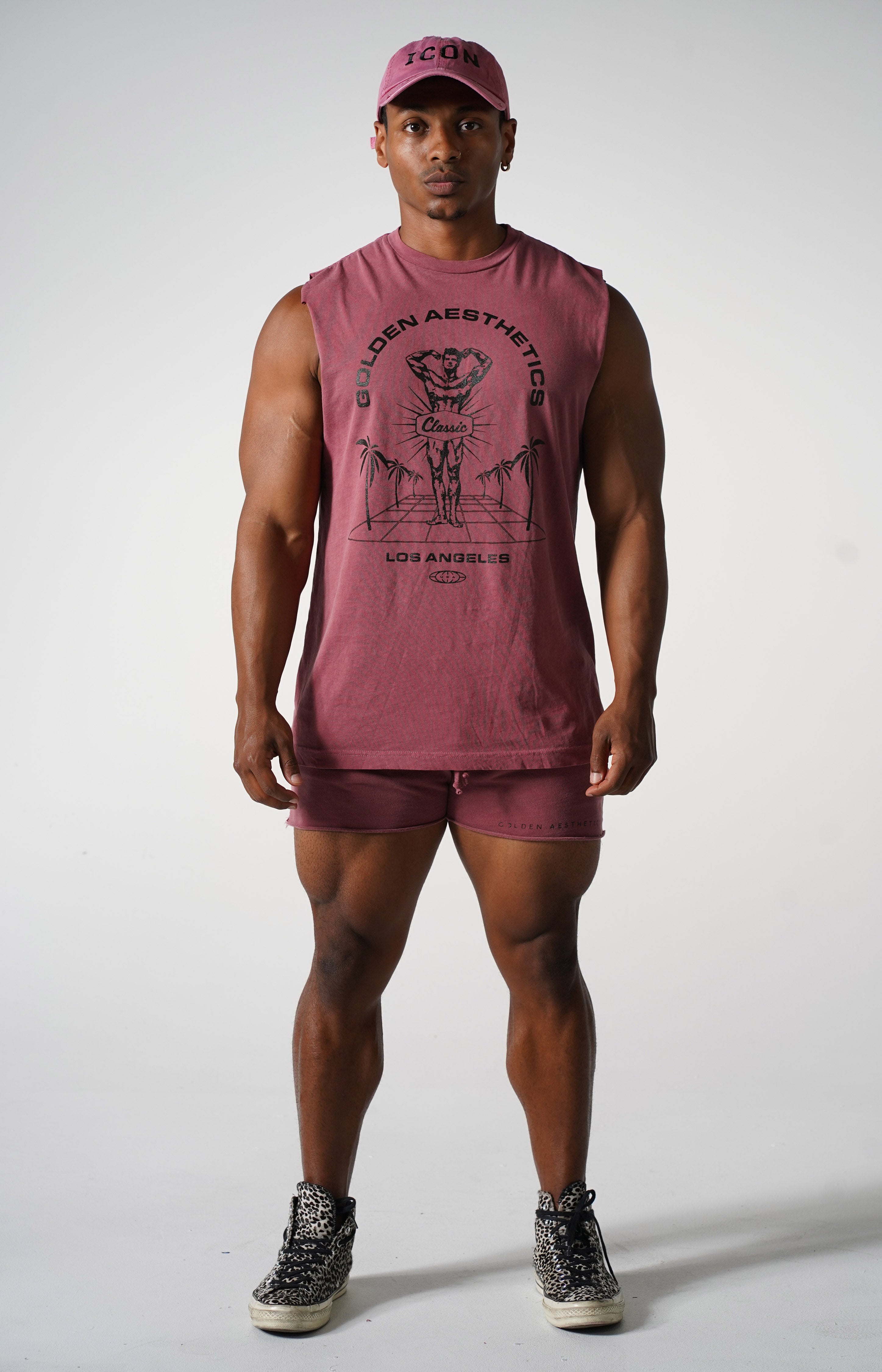 Faded Wine Classic Reeves Muscle Tank