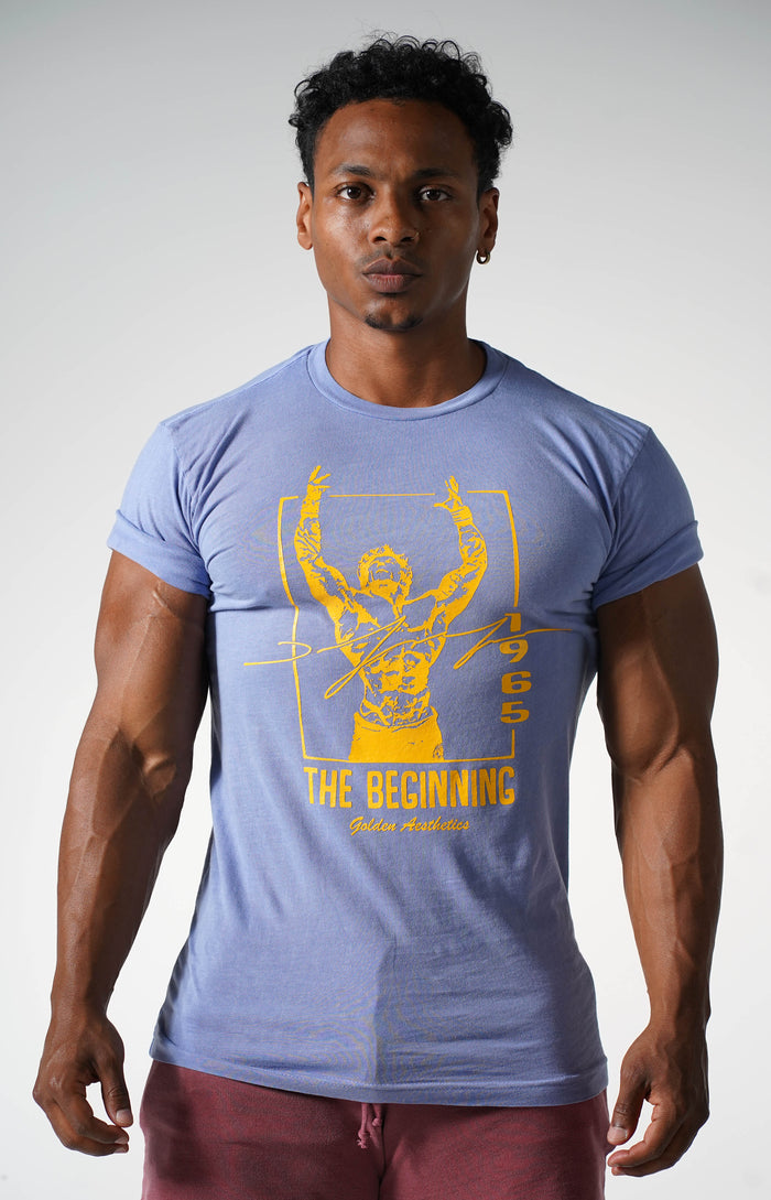 Faded Purple The Beginning Rolled Sleeve T-Shirt