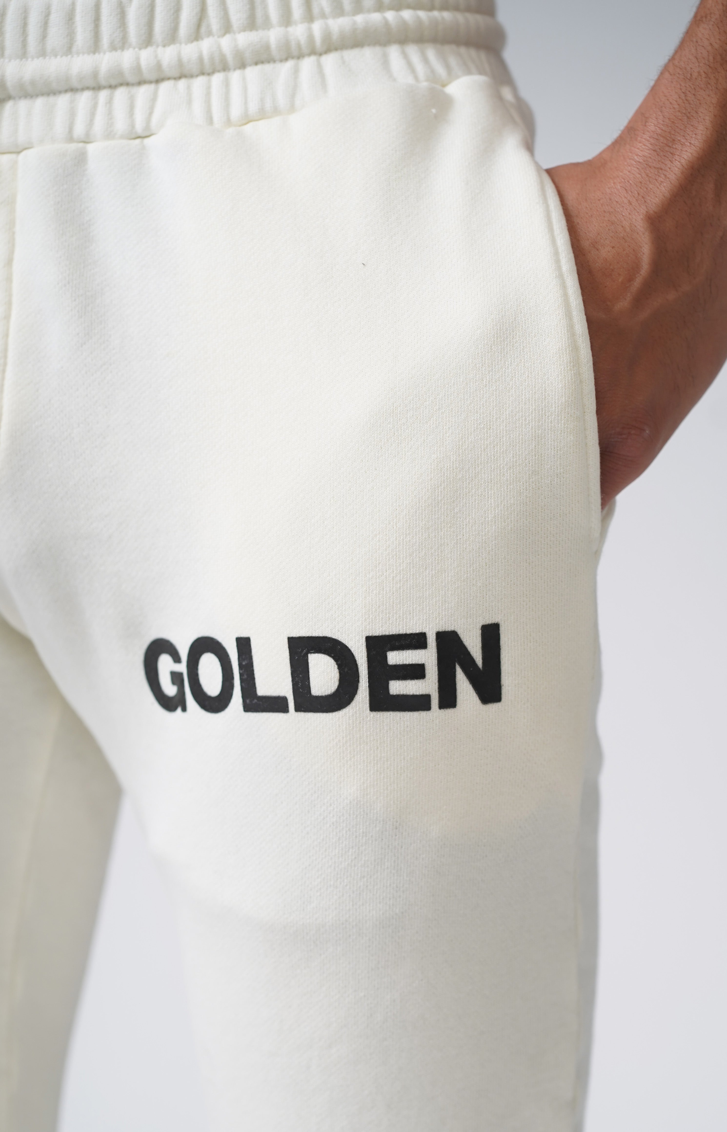 Off White Golden Joggers