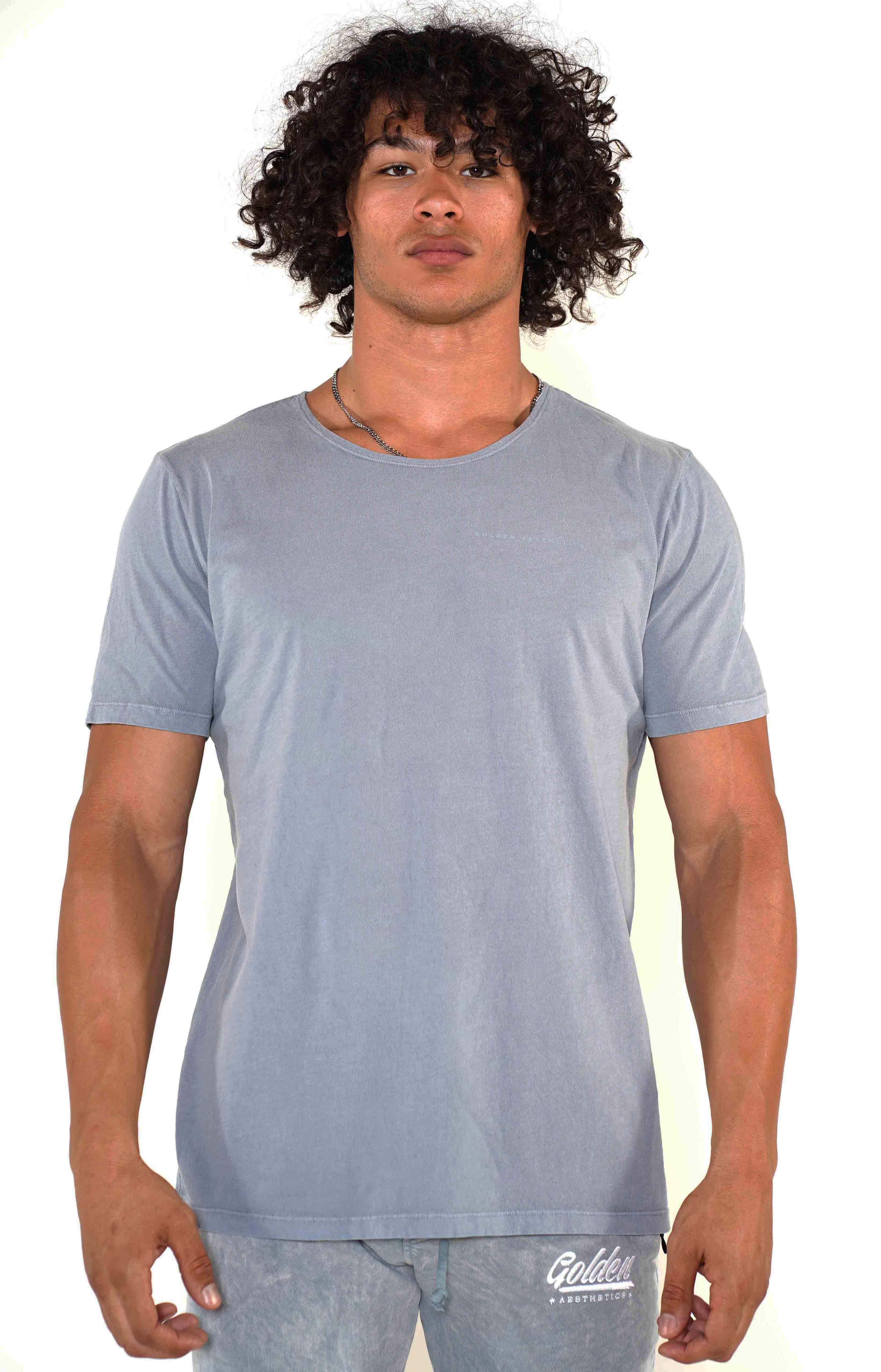 Men's Ocean Scoop Neck T-Shirt - Golden Aesthetics