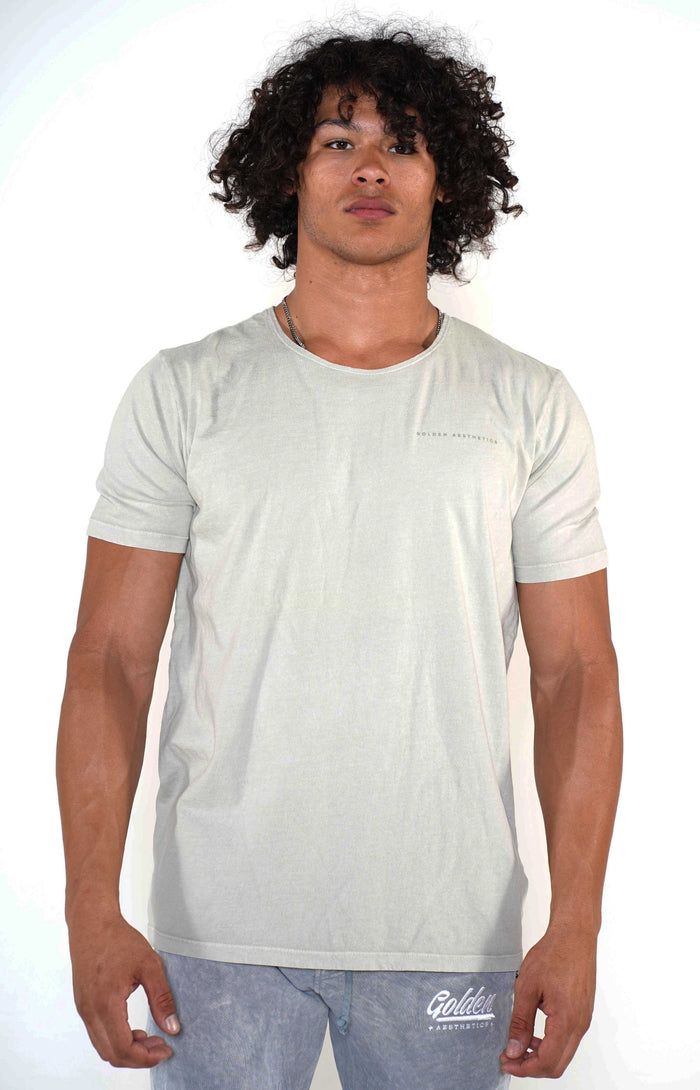 Men's Sage Scoop Neck T-Shirt - Golden Aesthetics