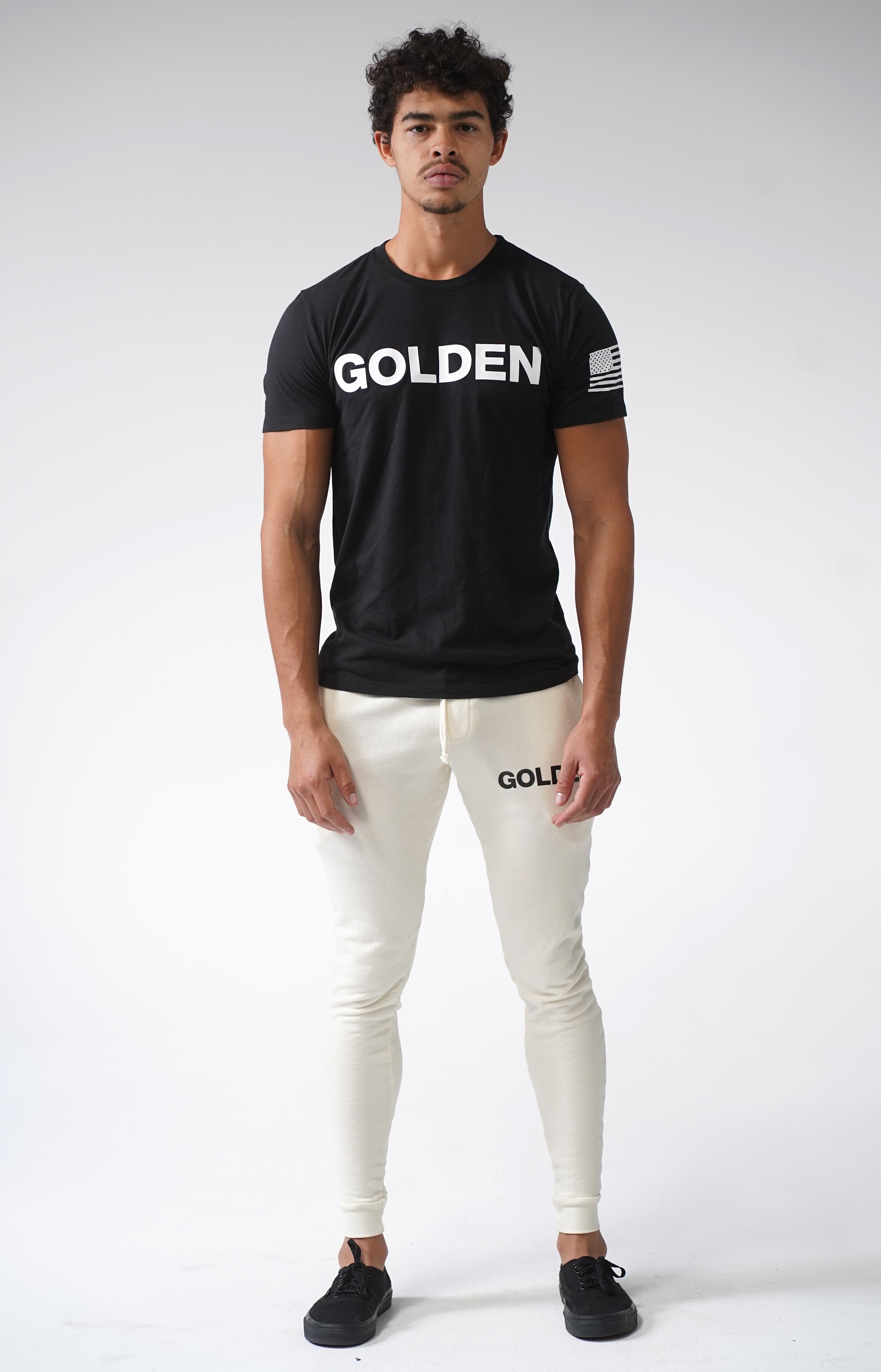 Wash Black Golden T-Shirt