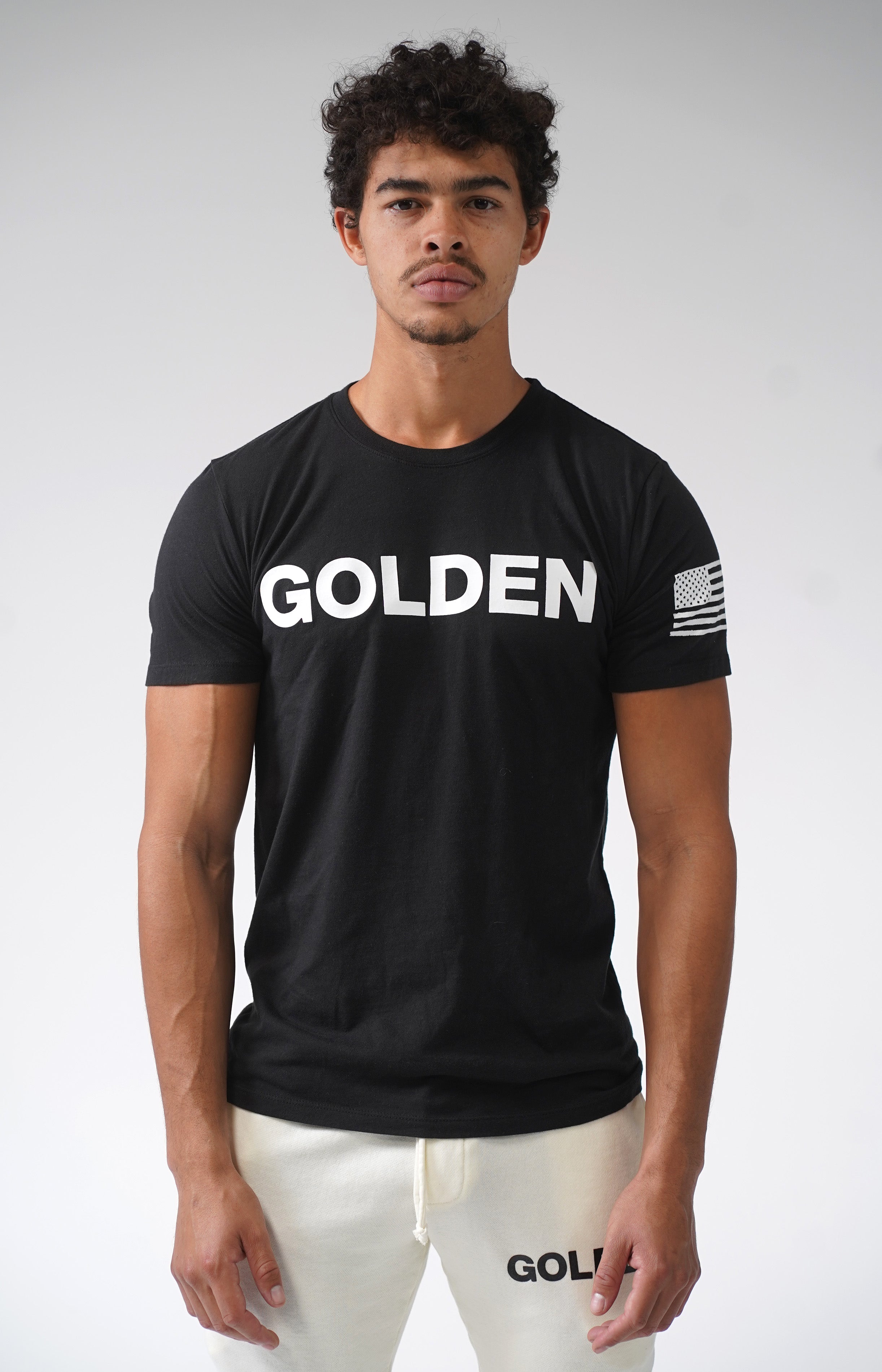 Wash Black Golden T-Shirt