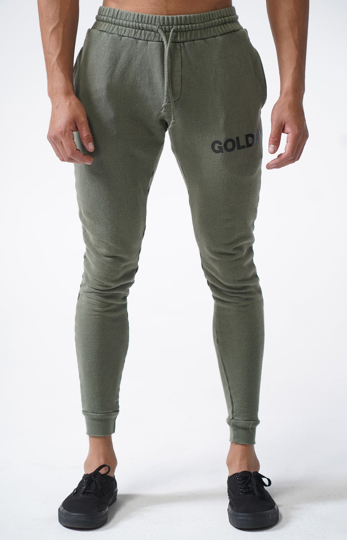 Vintage Army Golden Joggers