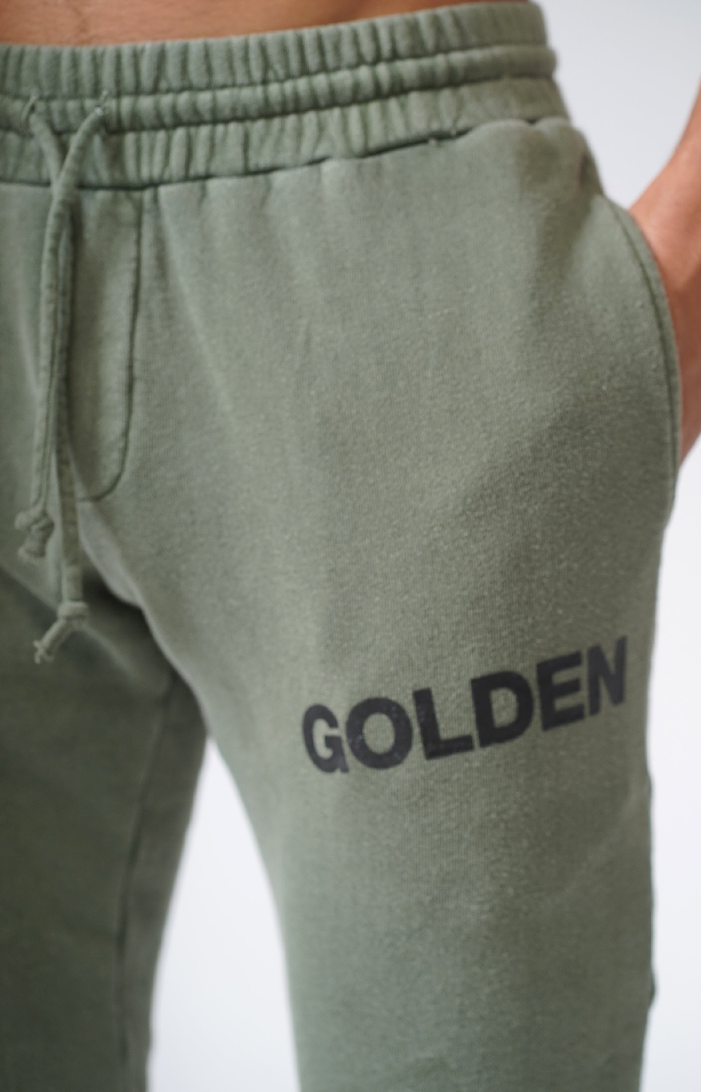 Vintage Army Golden Joggers