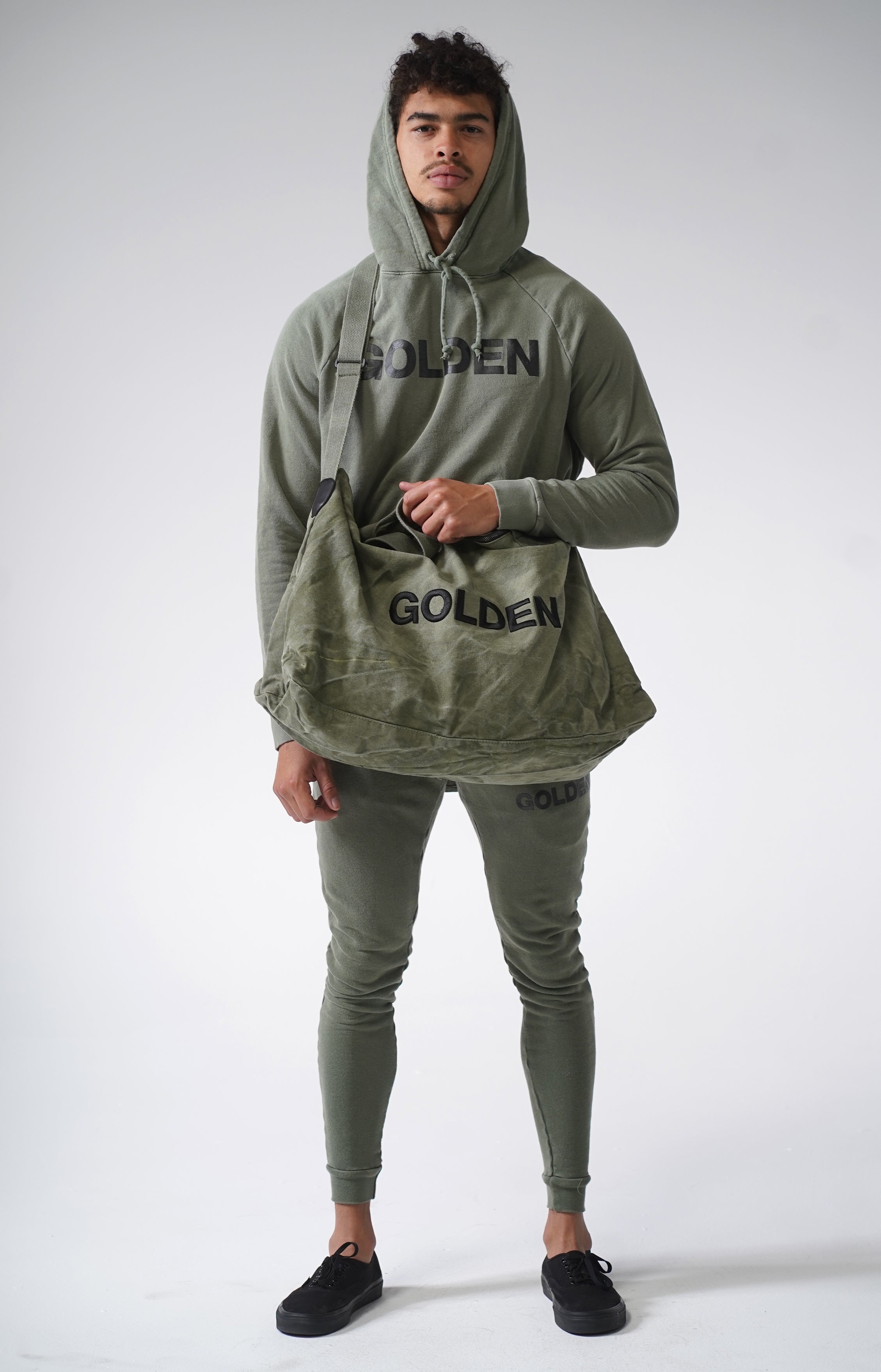 Vintage Army Golden Joggers