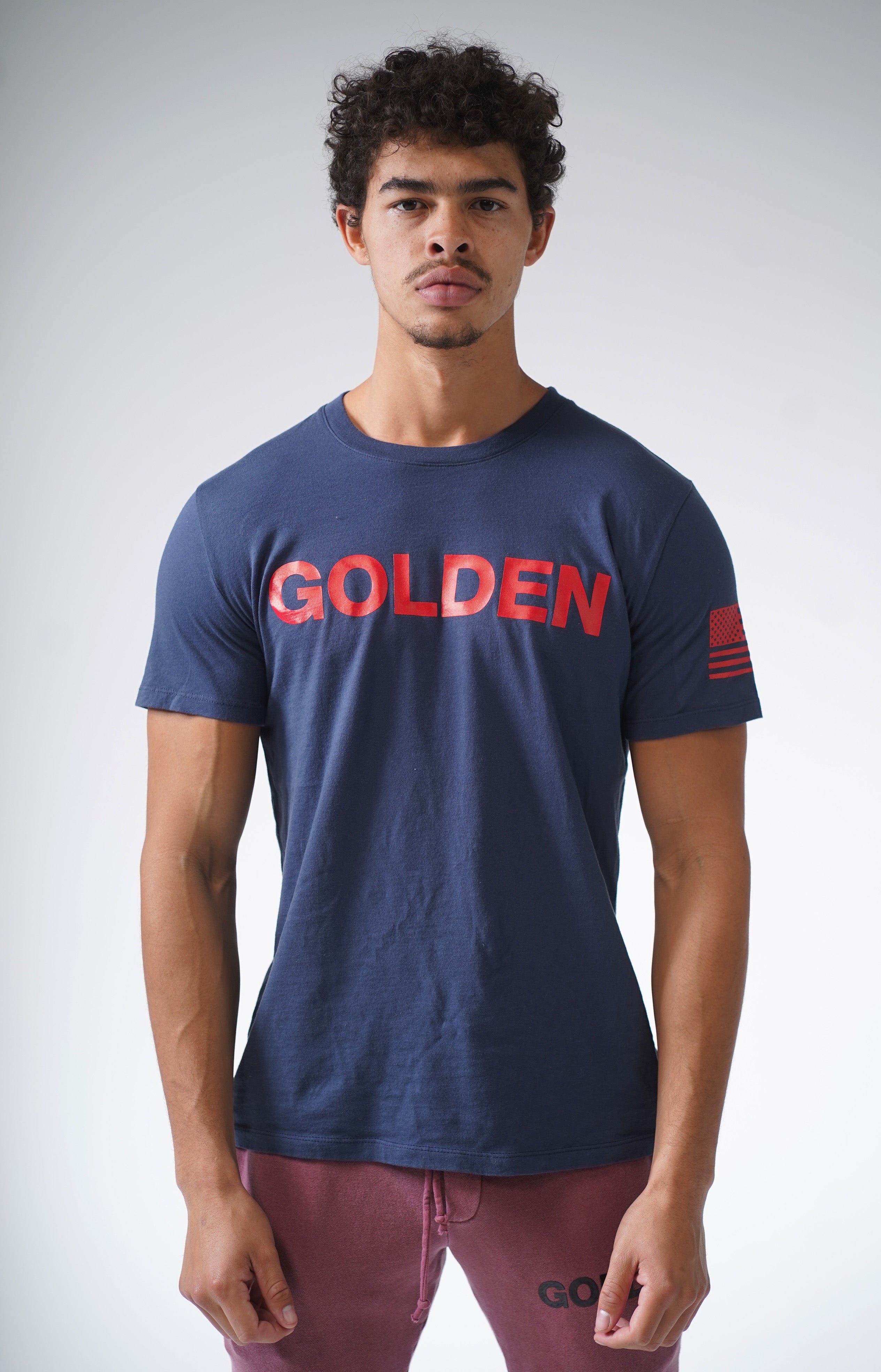 Navy Golden T-Shirt