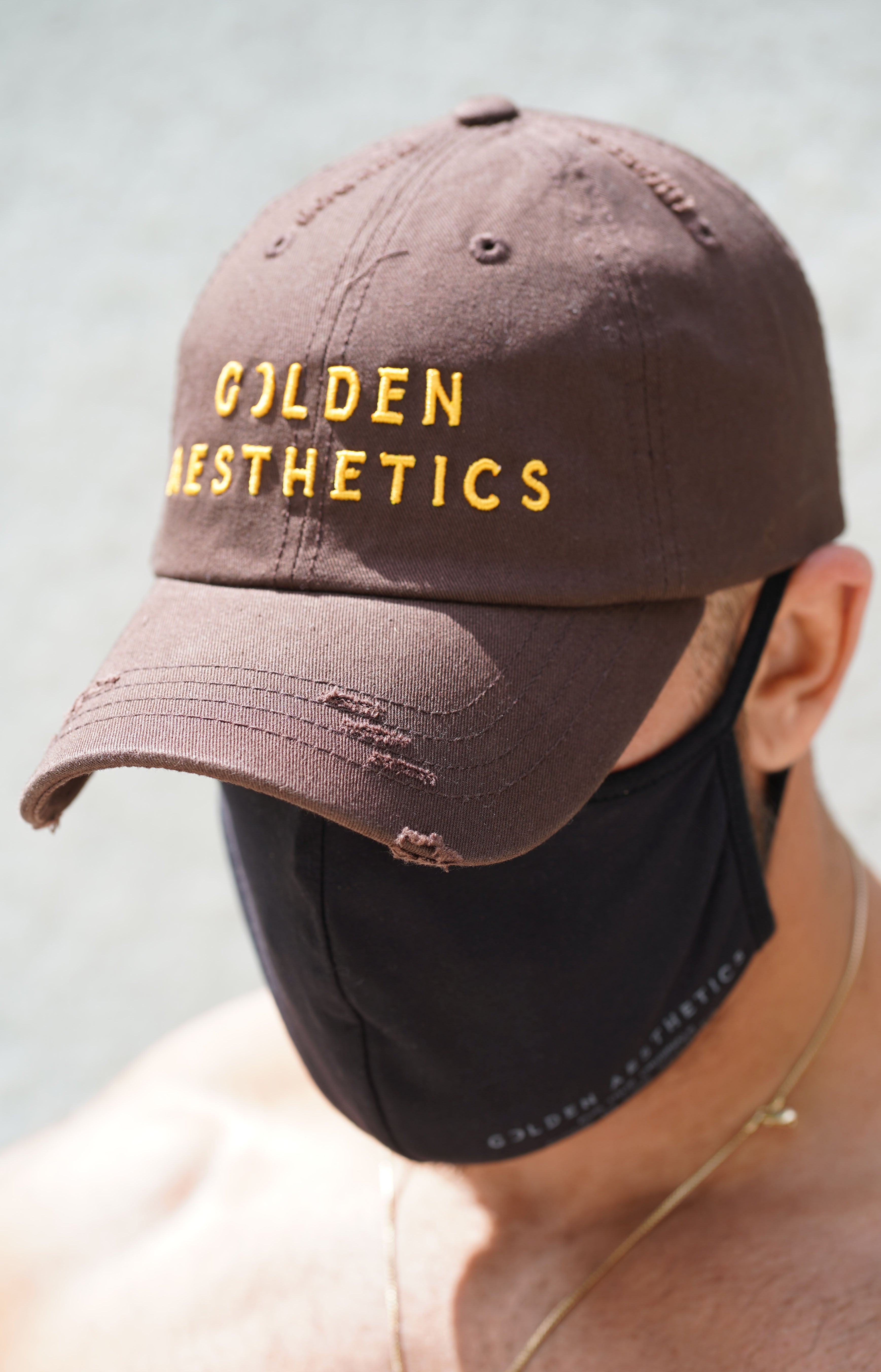 Brown/Golden GA Vintage Hat