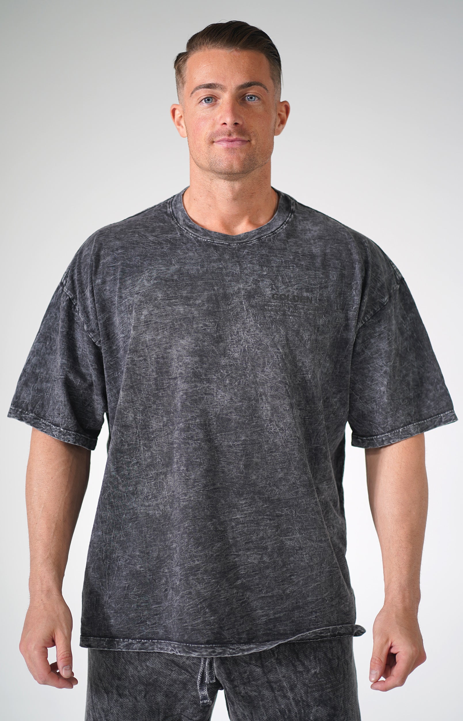 Mineral Black Slub T-Shirt