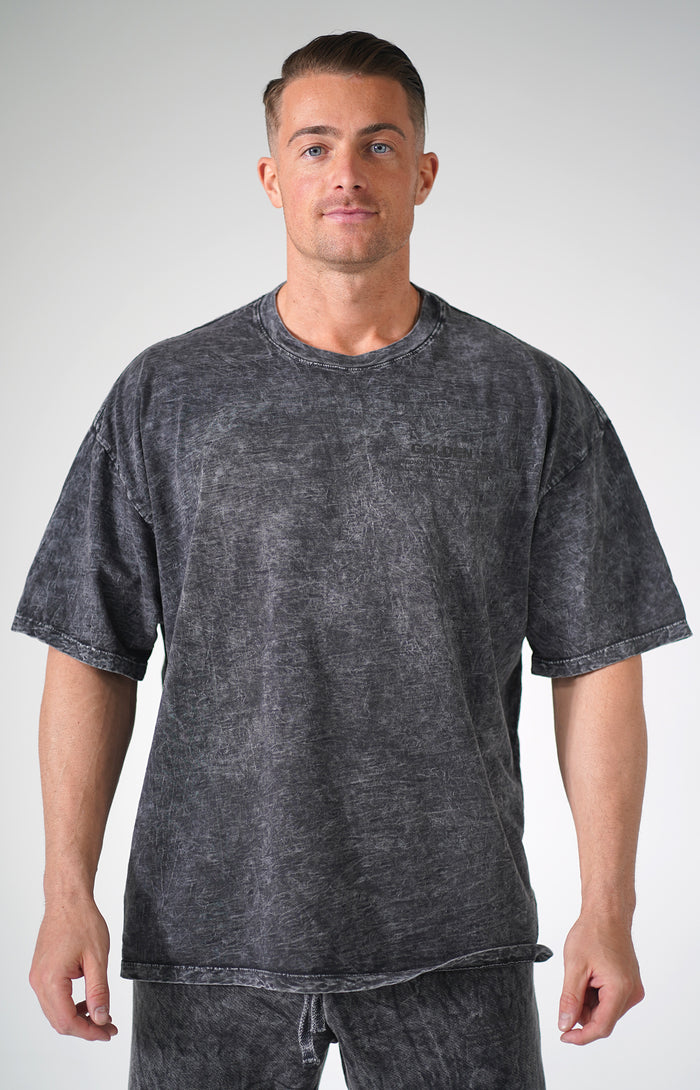 Mineral Black Slub T-Shirt