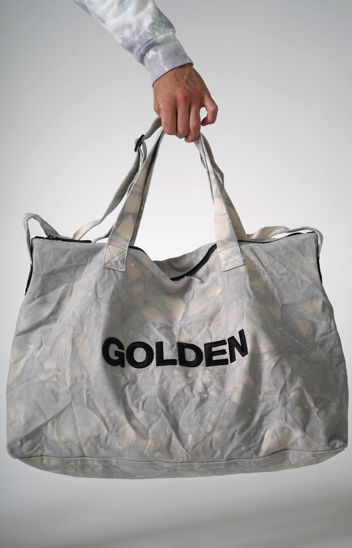 Golden Aesthetics Diamond Tie Dye Gym Bag