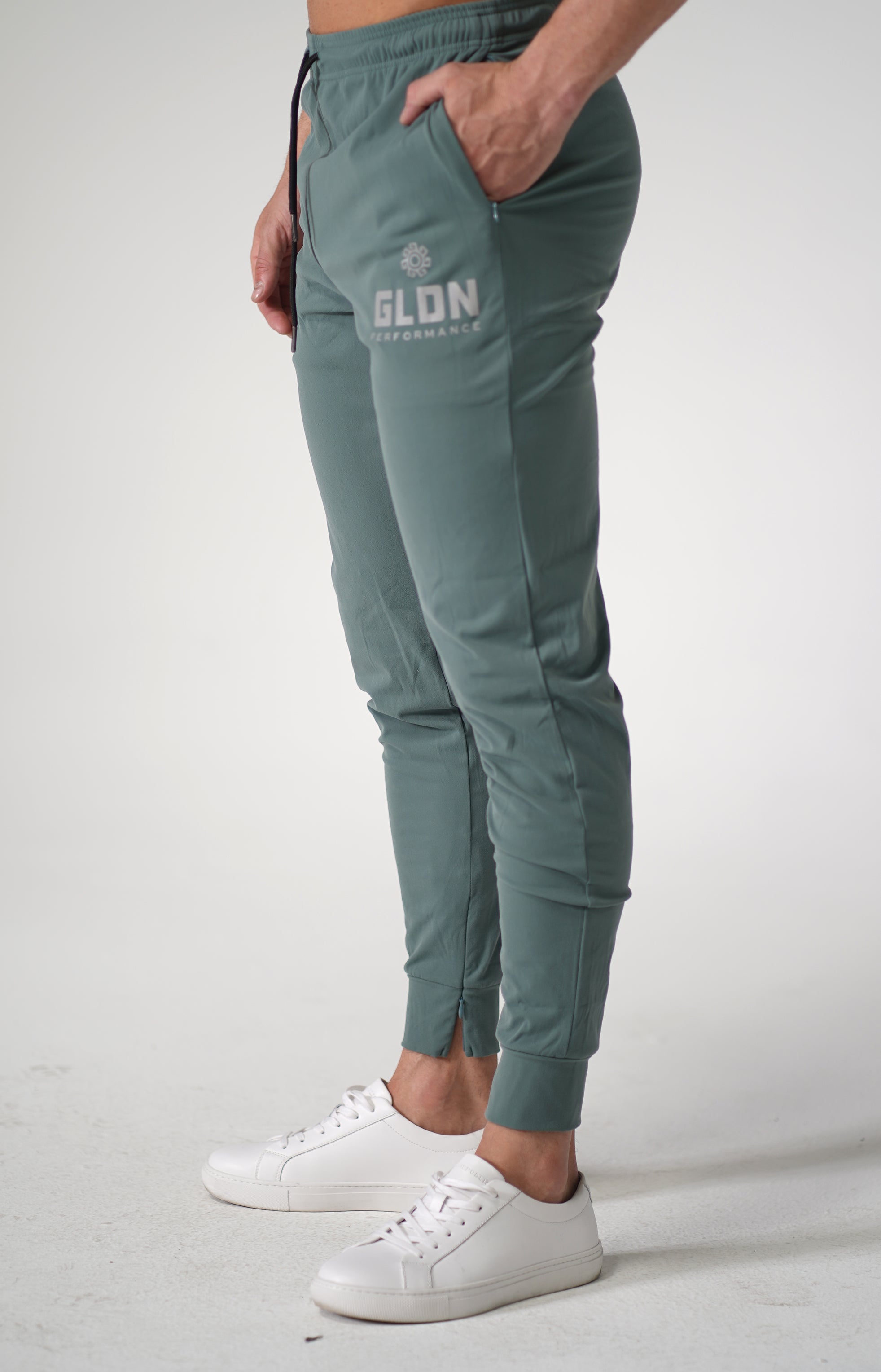 Green GLDN High Performance Track Pants