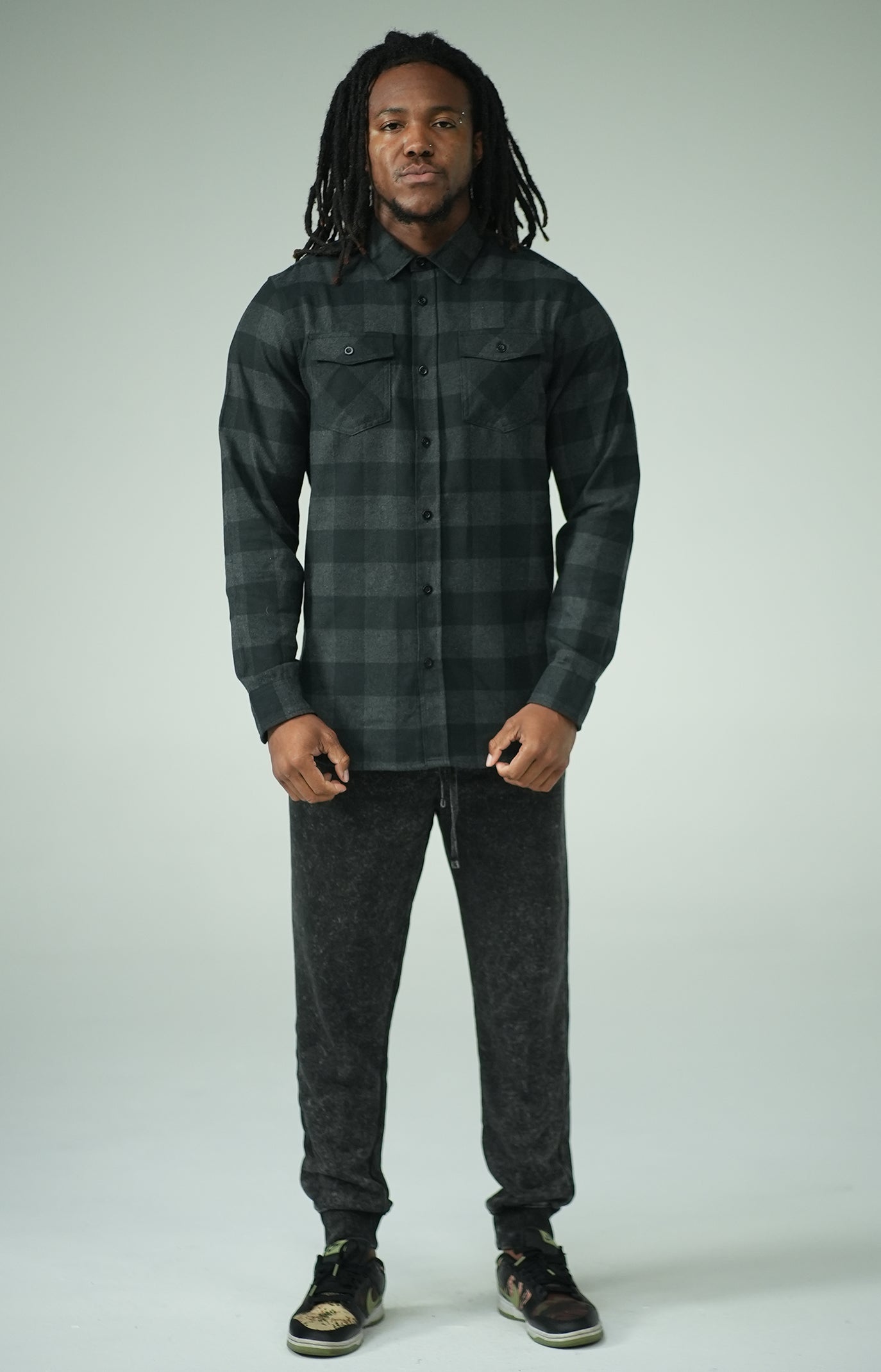 Black Flannel Shirt