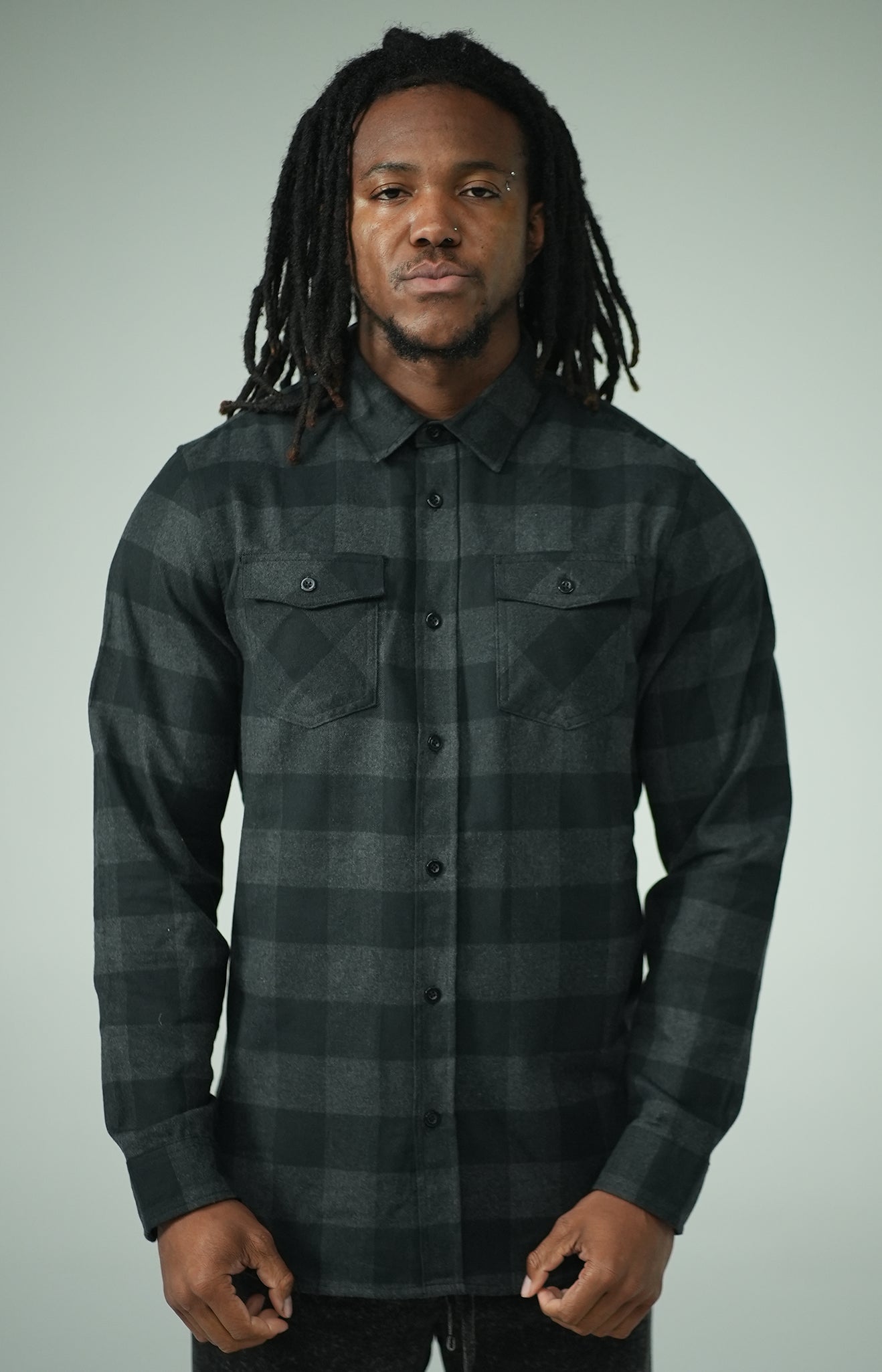 Black Flannel Shirt