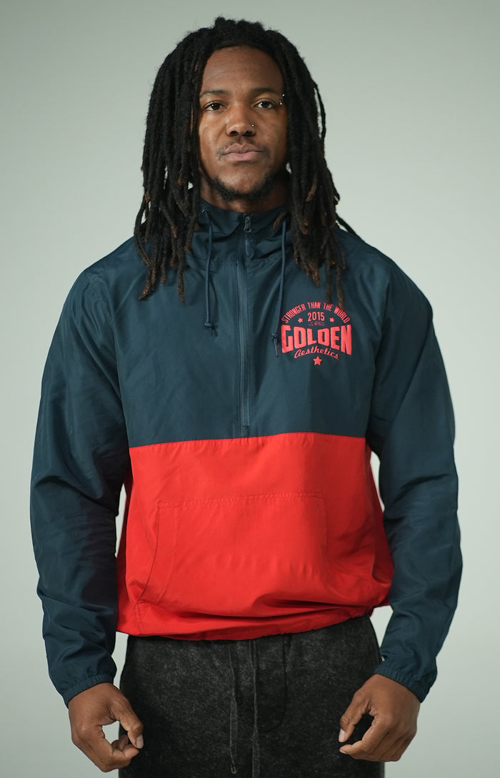 Red Windbreaker