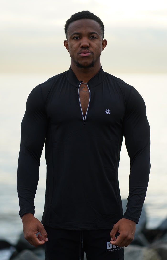 Black High Performance Pullover