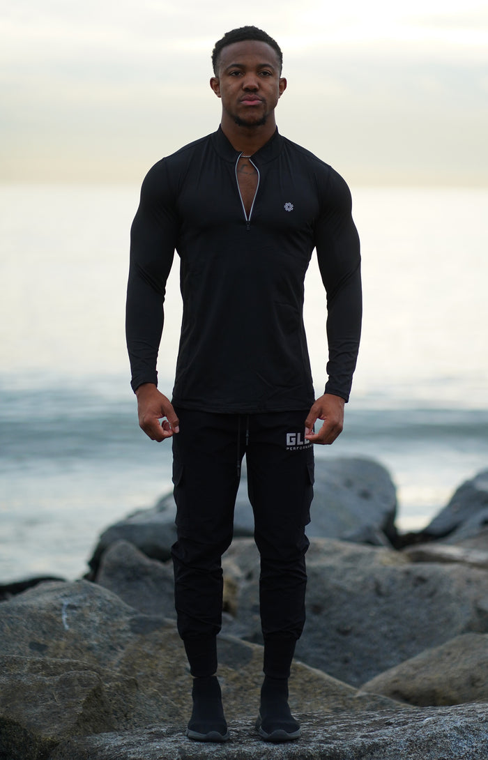 Black High Performance Pullover