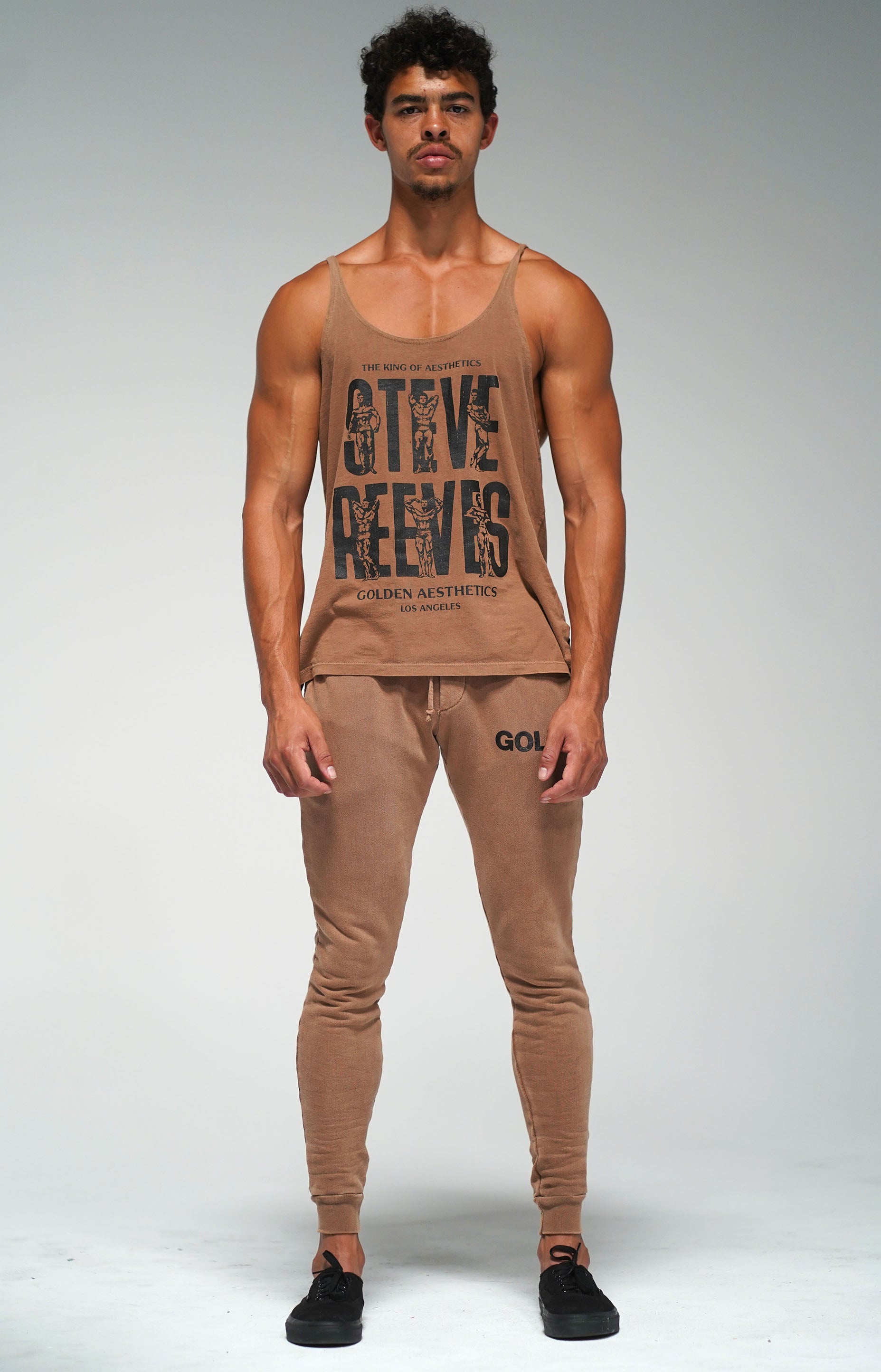 Vintage Brown Steve Reeves Stringer