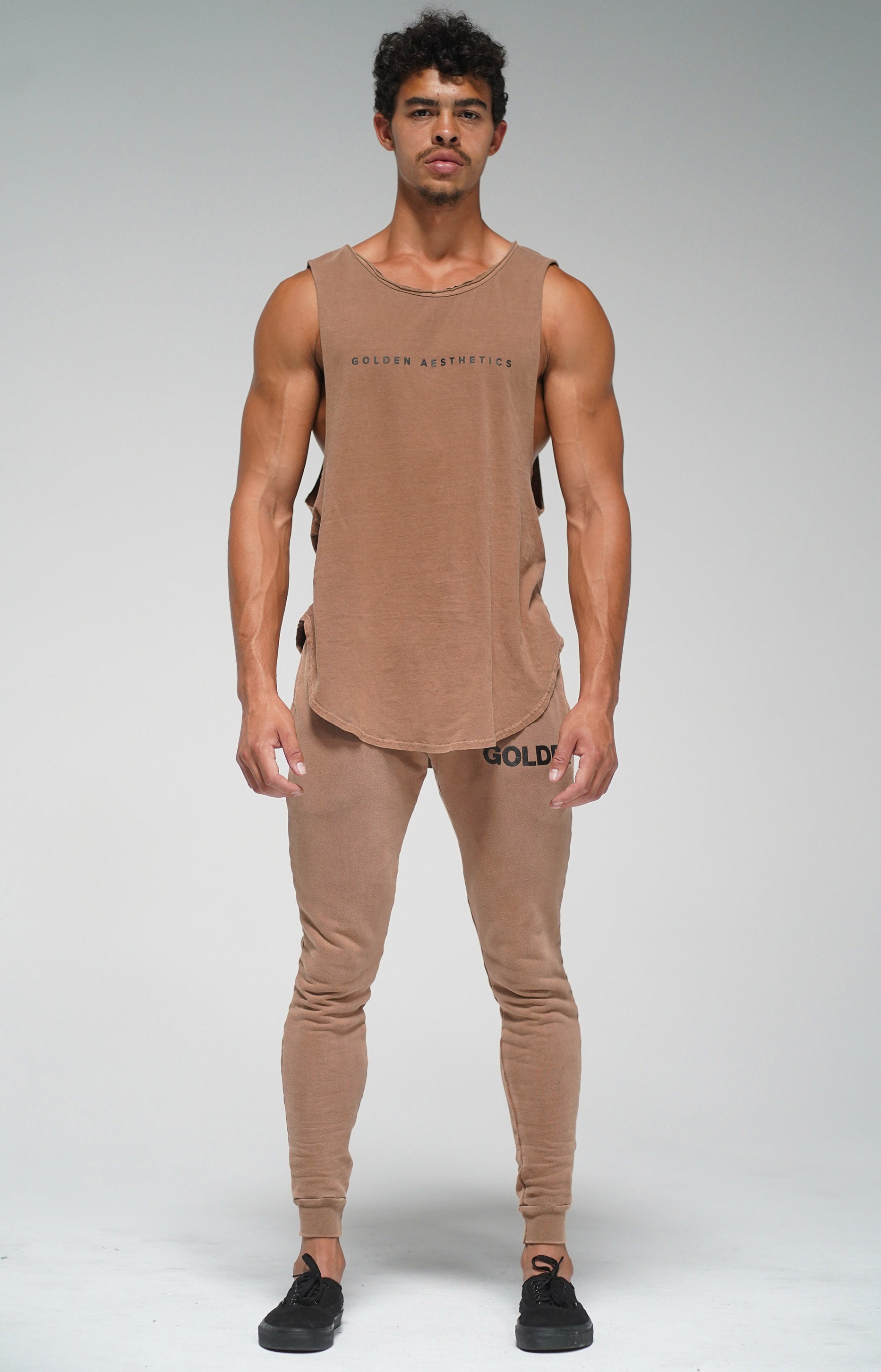 Vintage Brown GA Muscle Tank