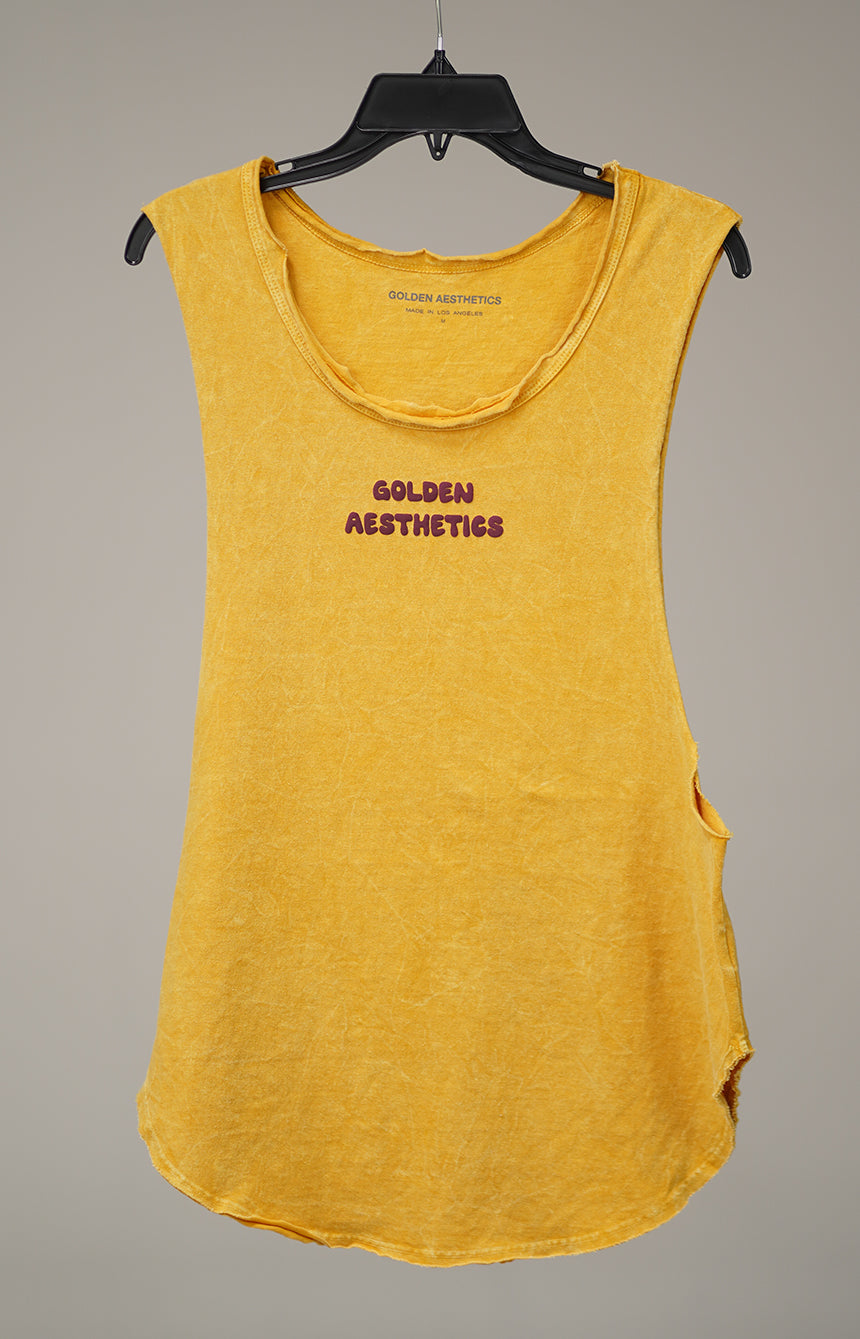 Yellow Classic Mineral Muscle Tank