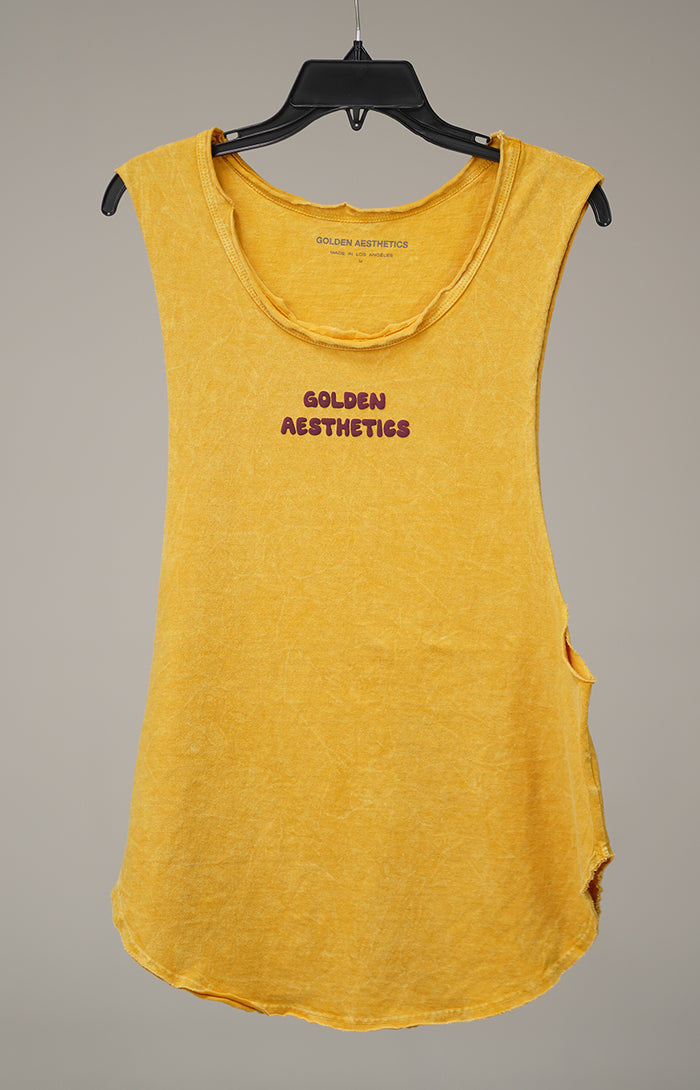 Yellow Classic Mineral Muscle Tank