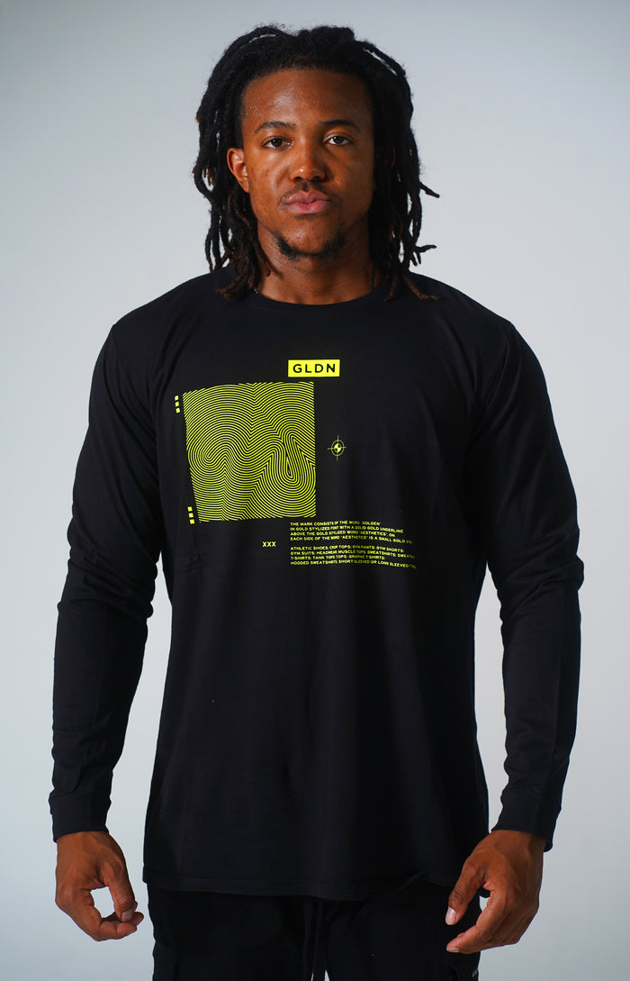 Black GLDN Athletic Heather Long Sleeve