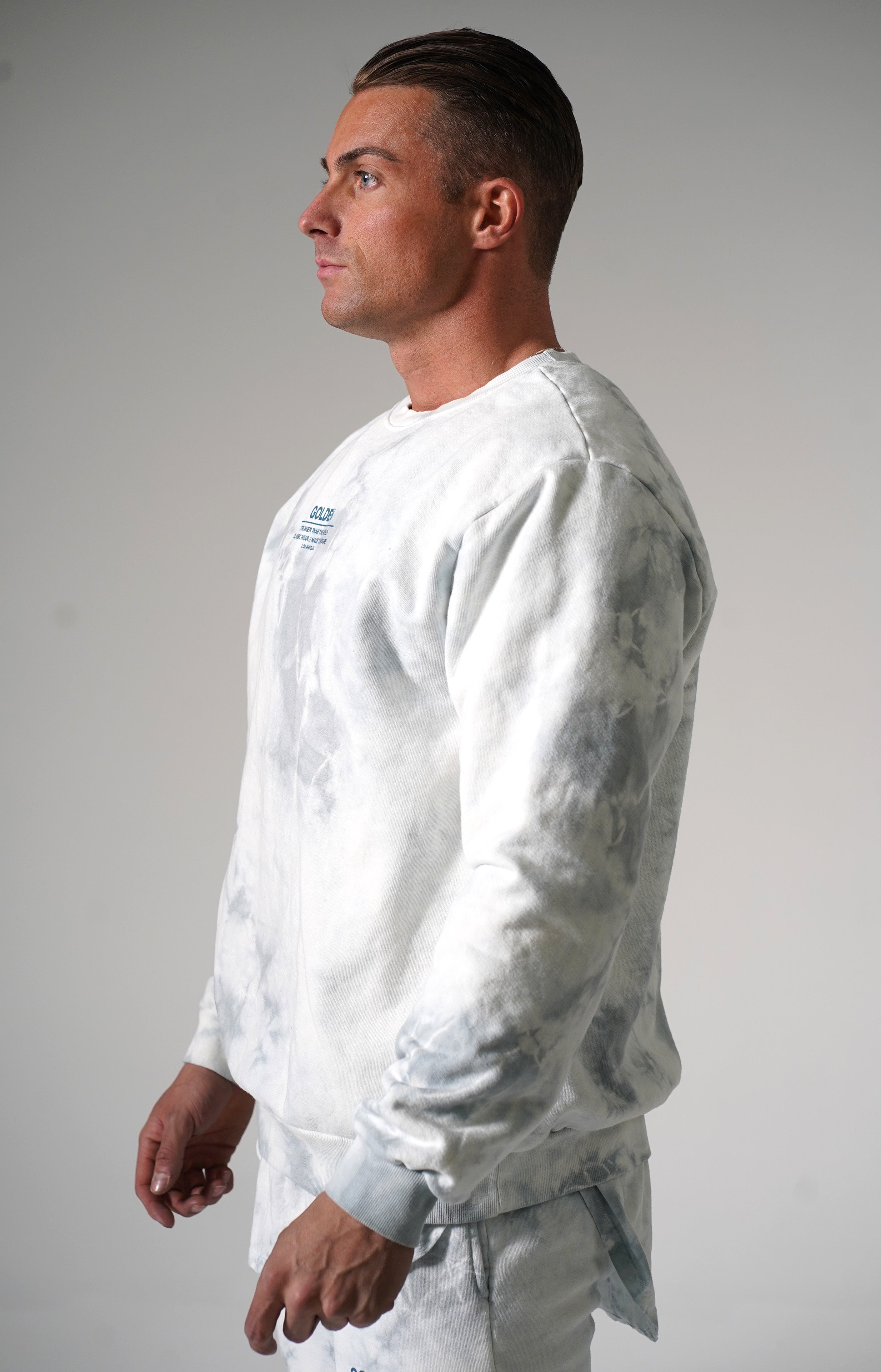 Marble Tie Dye Golden Sweater