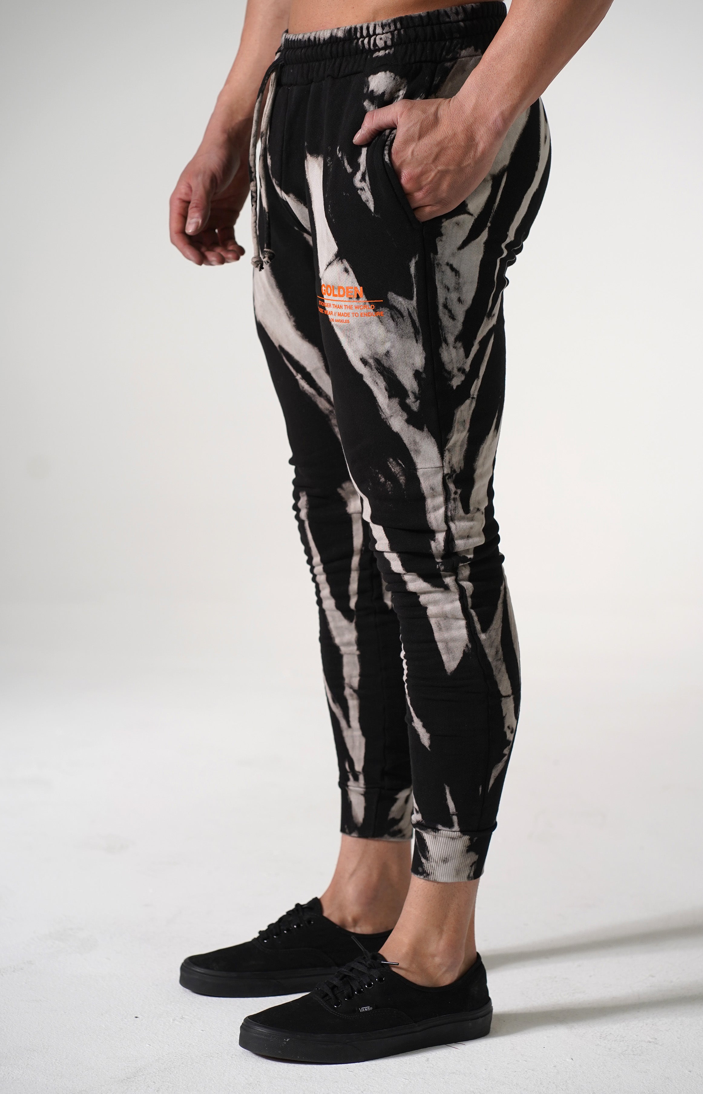 Granite Tie Dye Golden Joggers