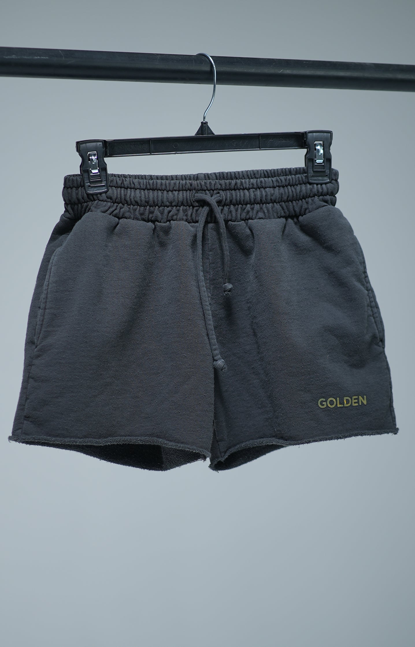 Vintage Black Golden Shorts