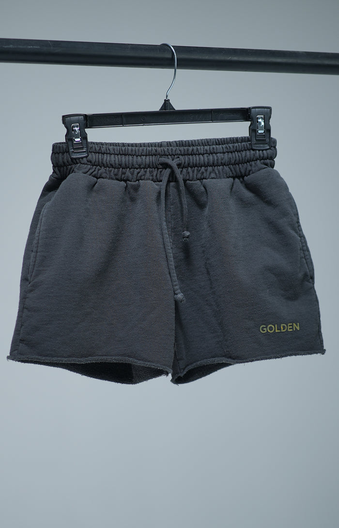 Vintage Black Golden Shorts