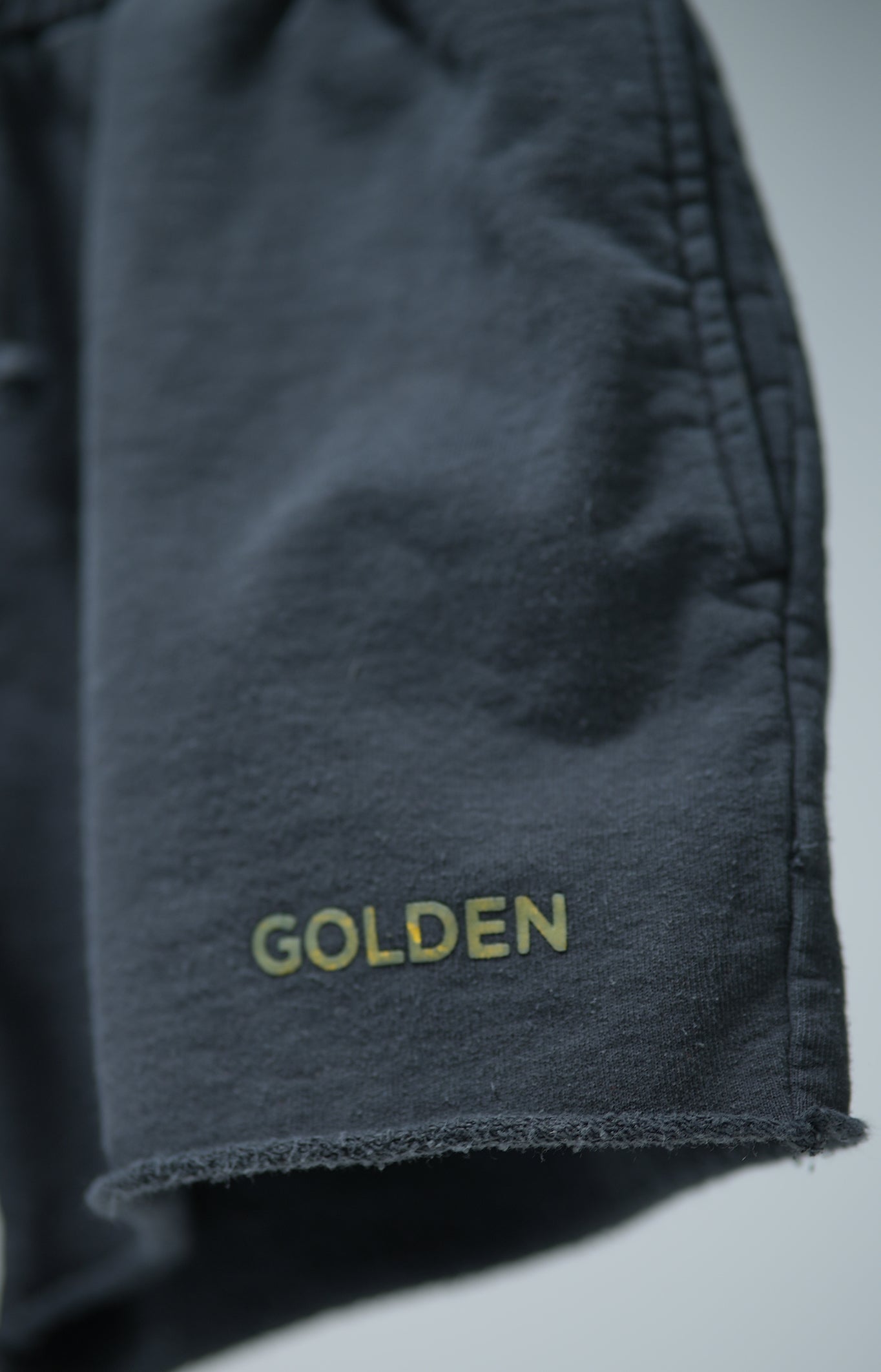 Vintage Black Golden Shorts