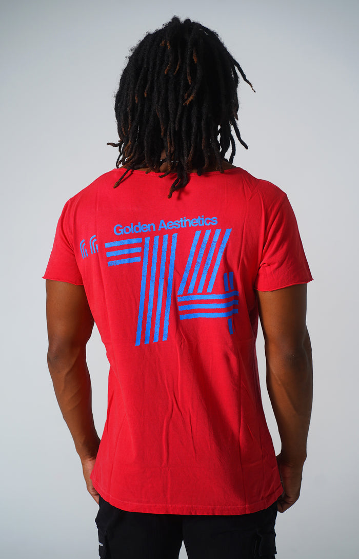 "Real Old School" Series T-Shirt - Faded Red