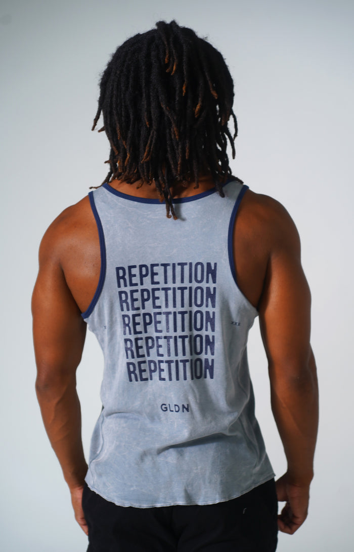 Grey No Excuses Ringer Tank