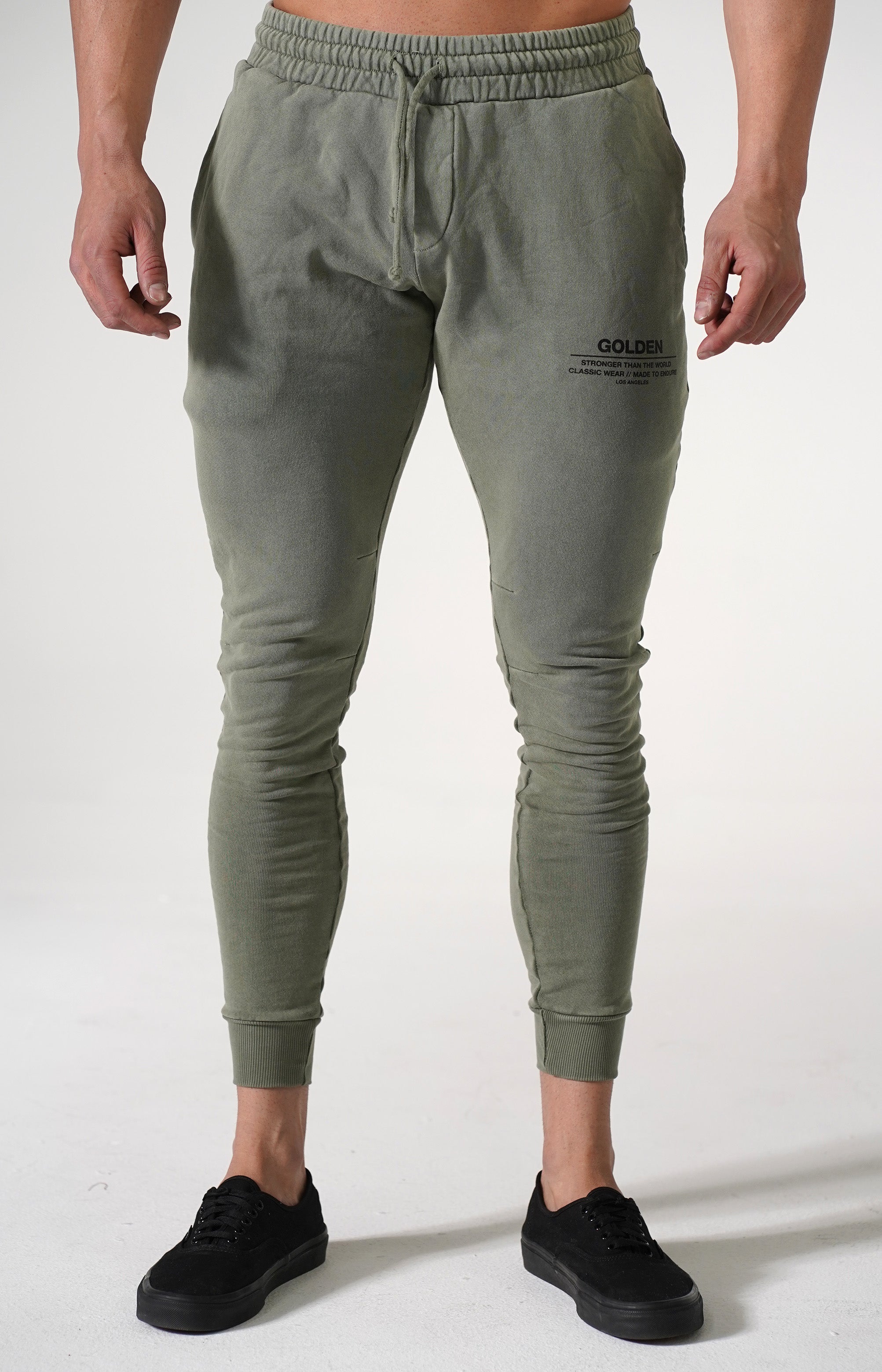 Faded Army Golden Joggers
