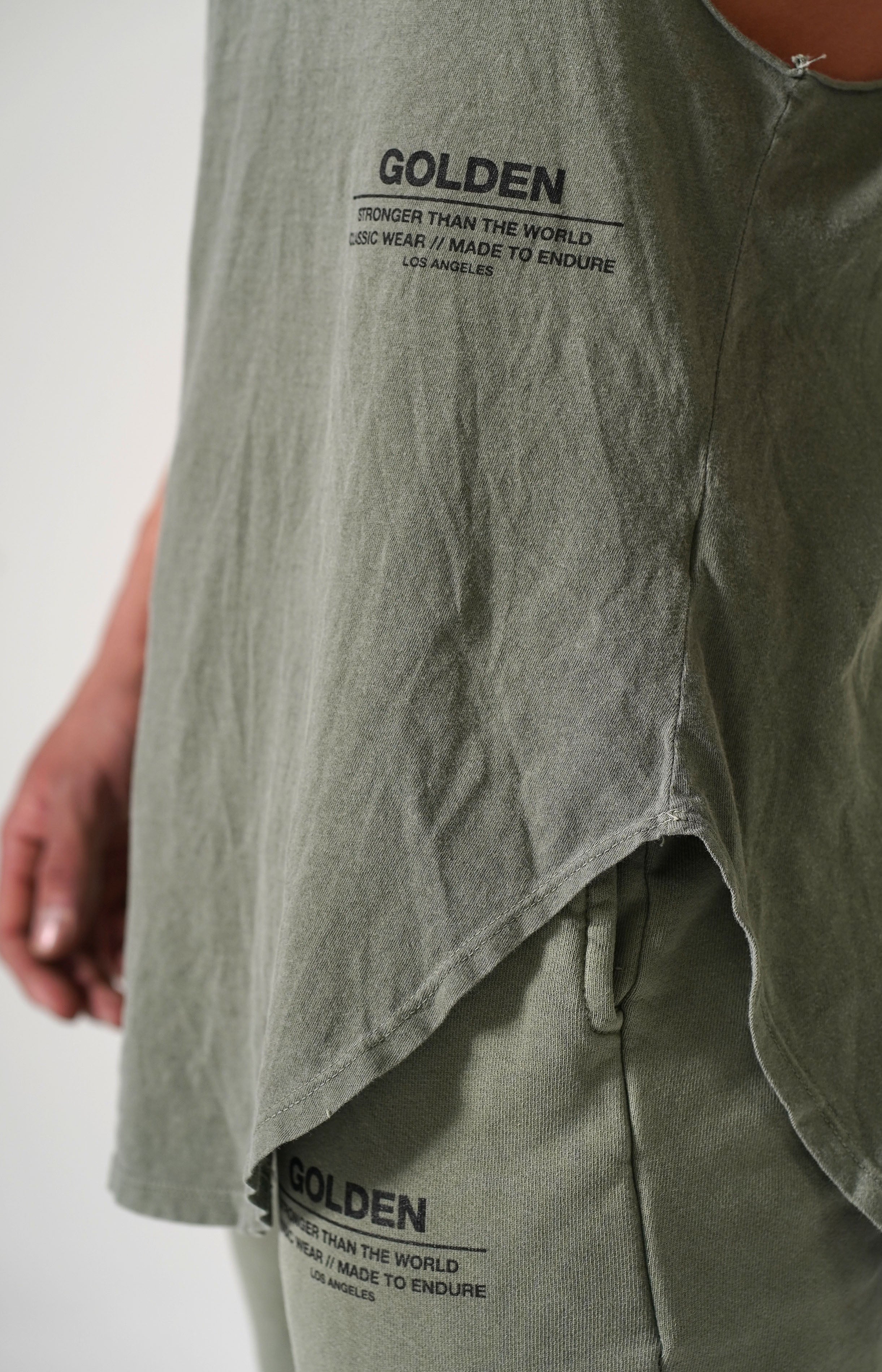 Faded Army Golden Joggers